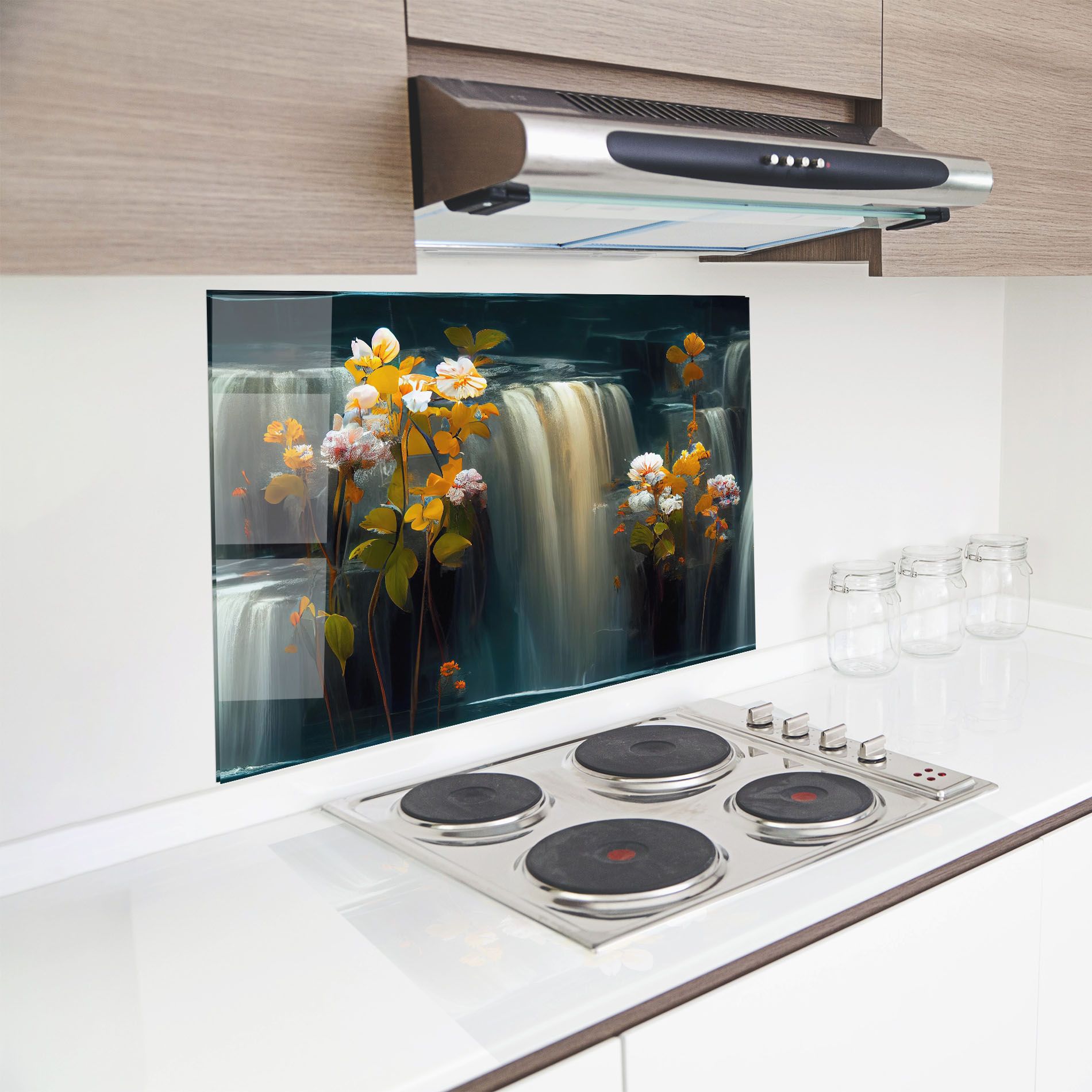 Flowers Waterfall mockup 8