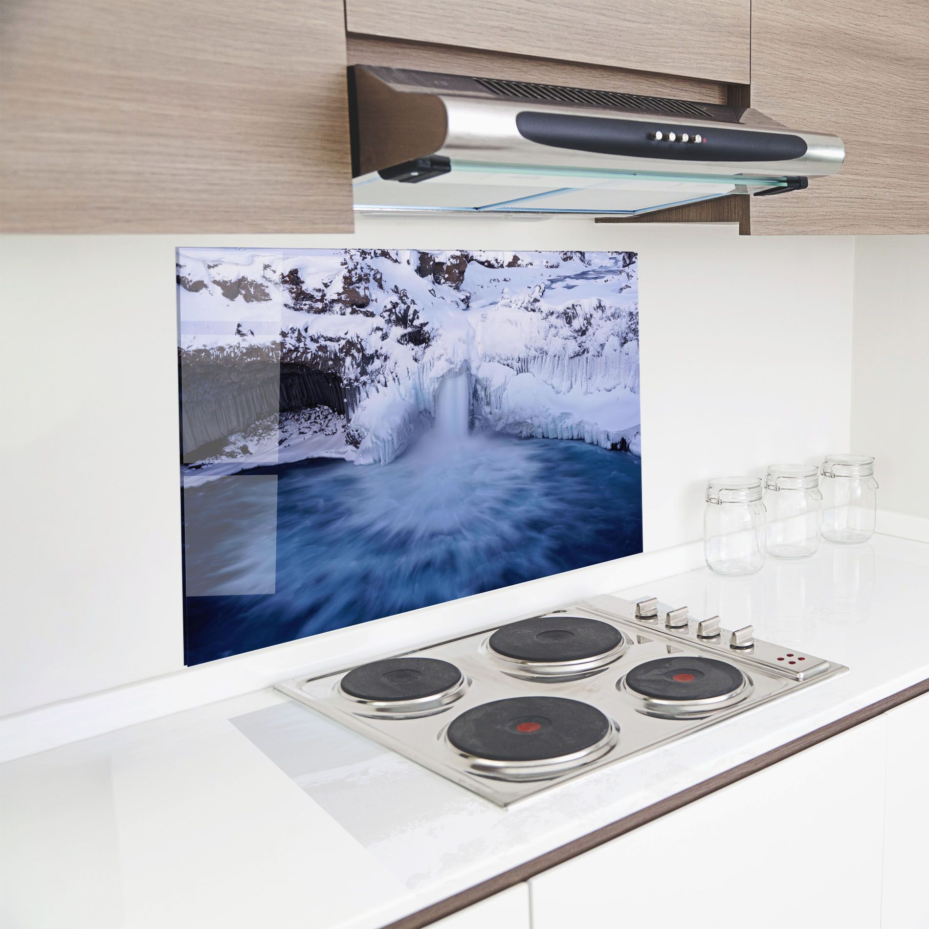 Snow Waterfall mockup 8