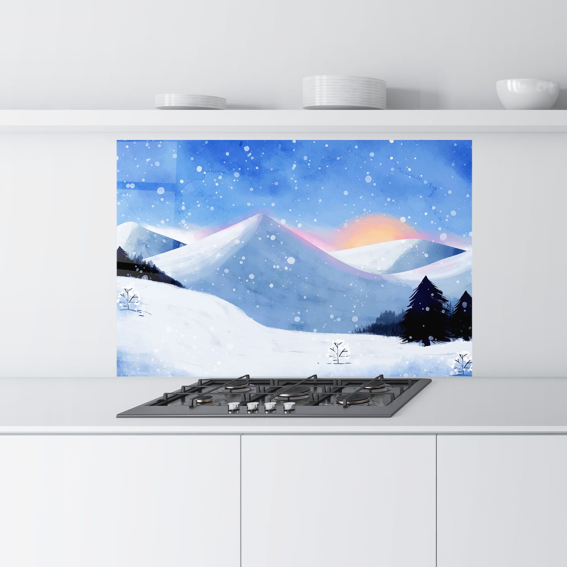 Mountain Snow Art mockup 9