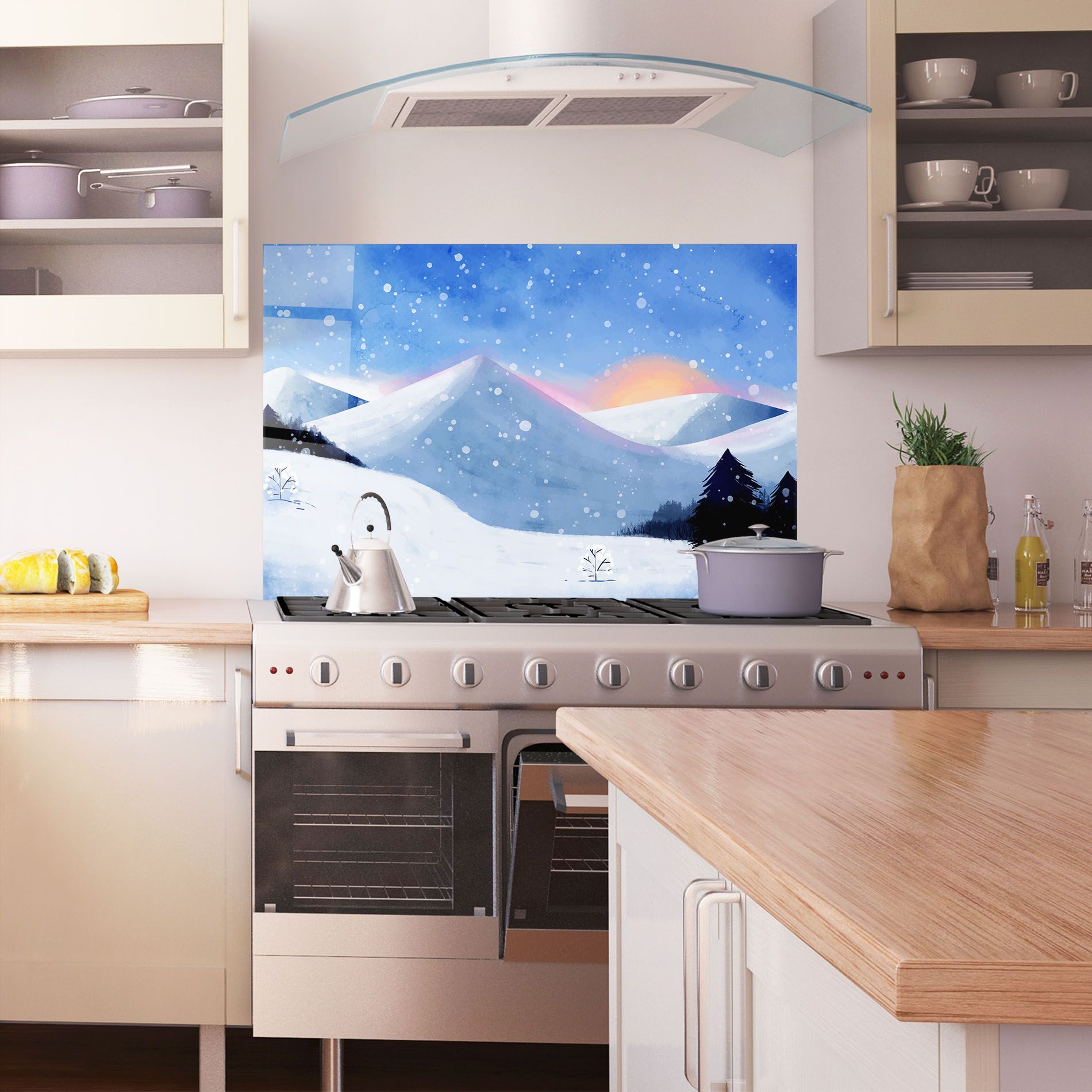 Mountain Snow Art mockup 1