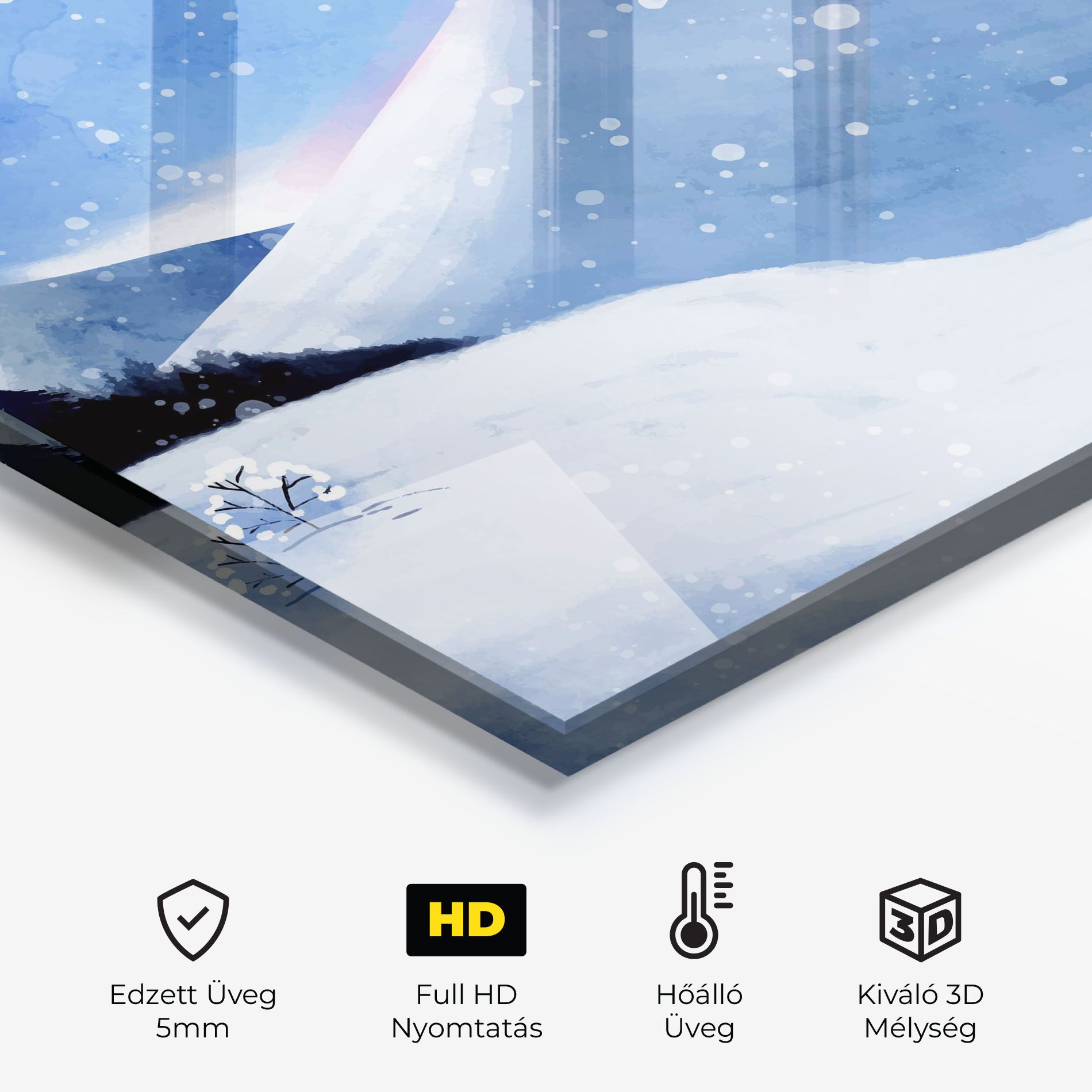 Mountain Snow Art mockup 2
