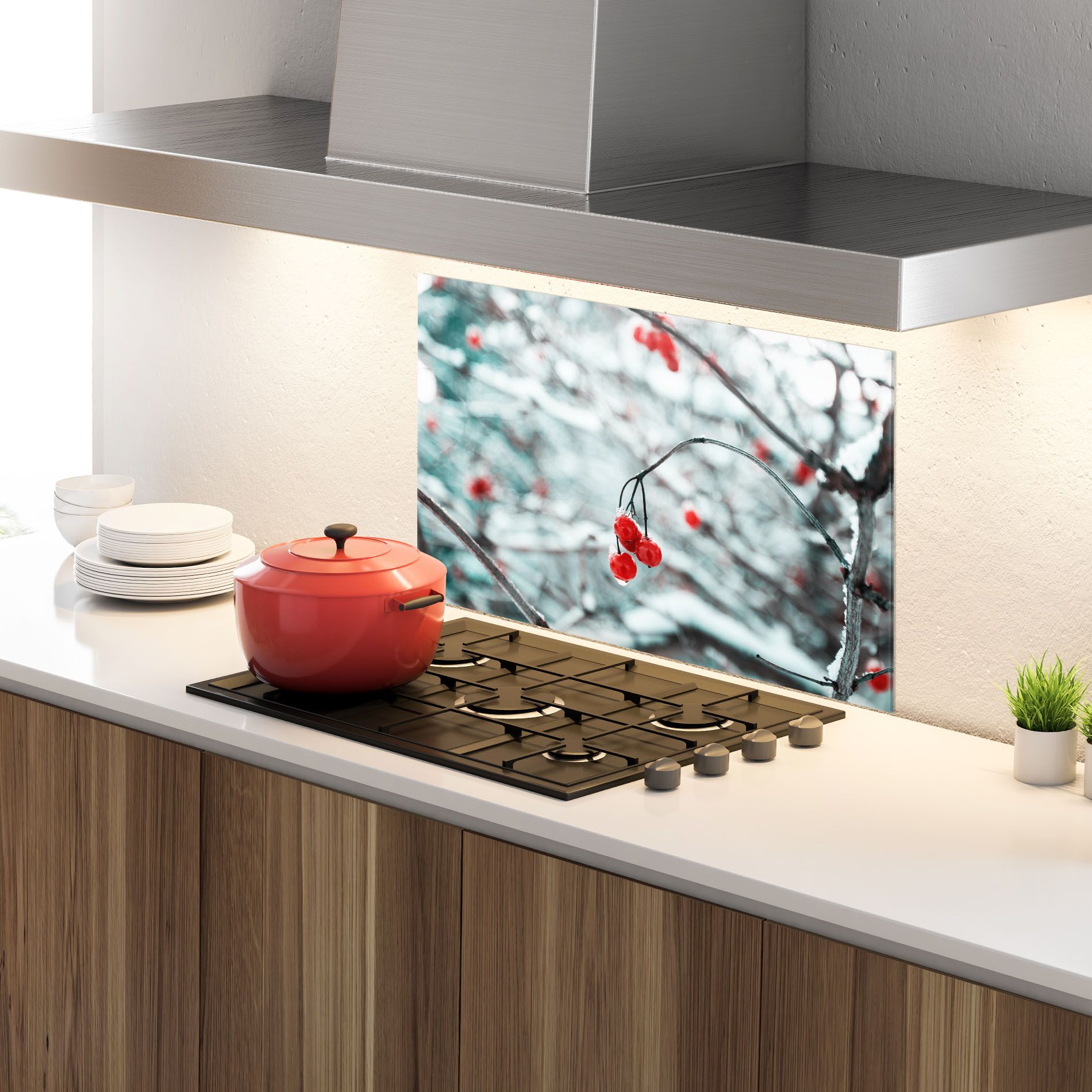 Snow Red Fruits mockup 4