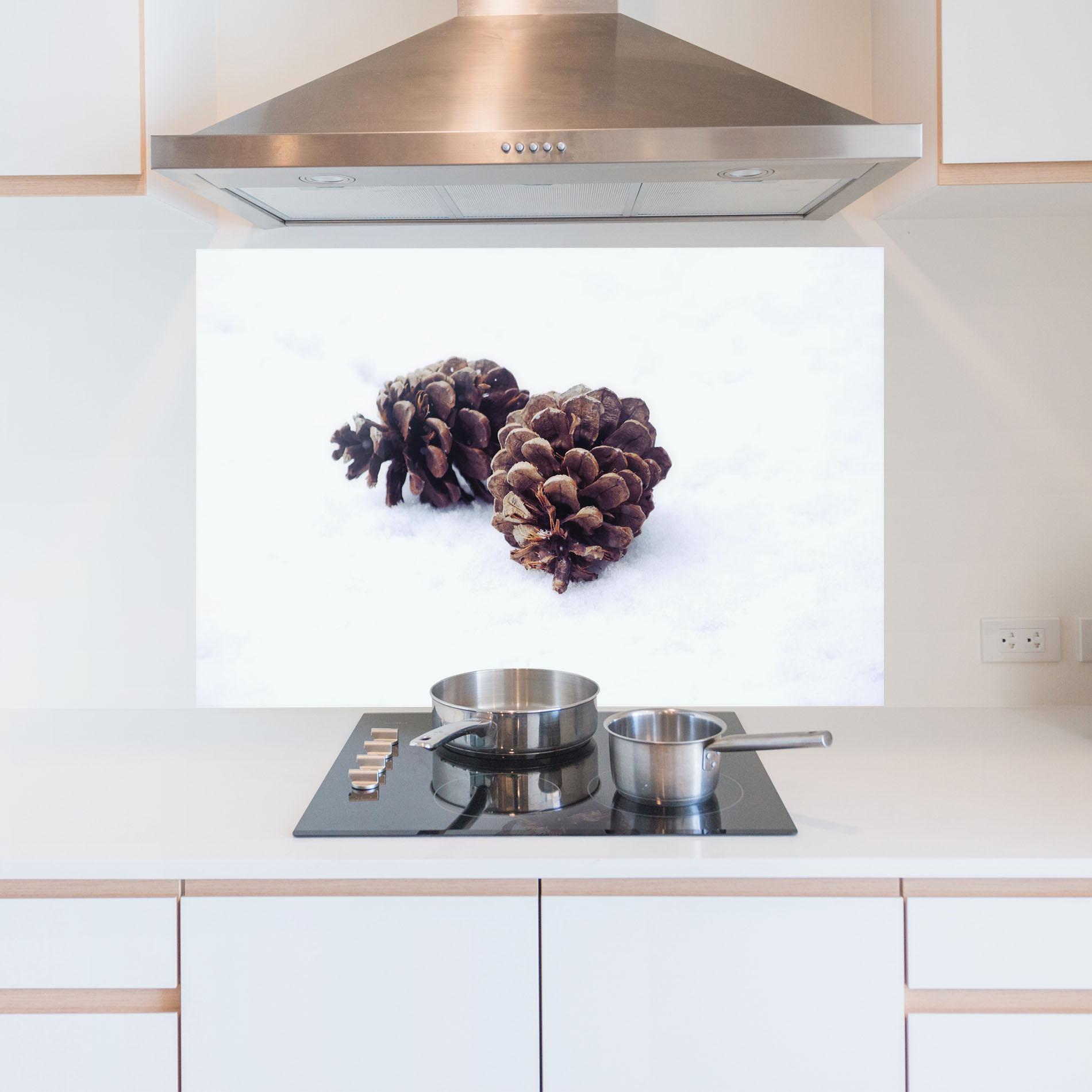 Konyhai üveg hátfal Snow Cones mockup 5