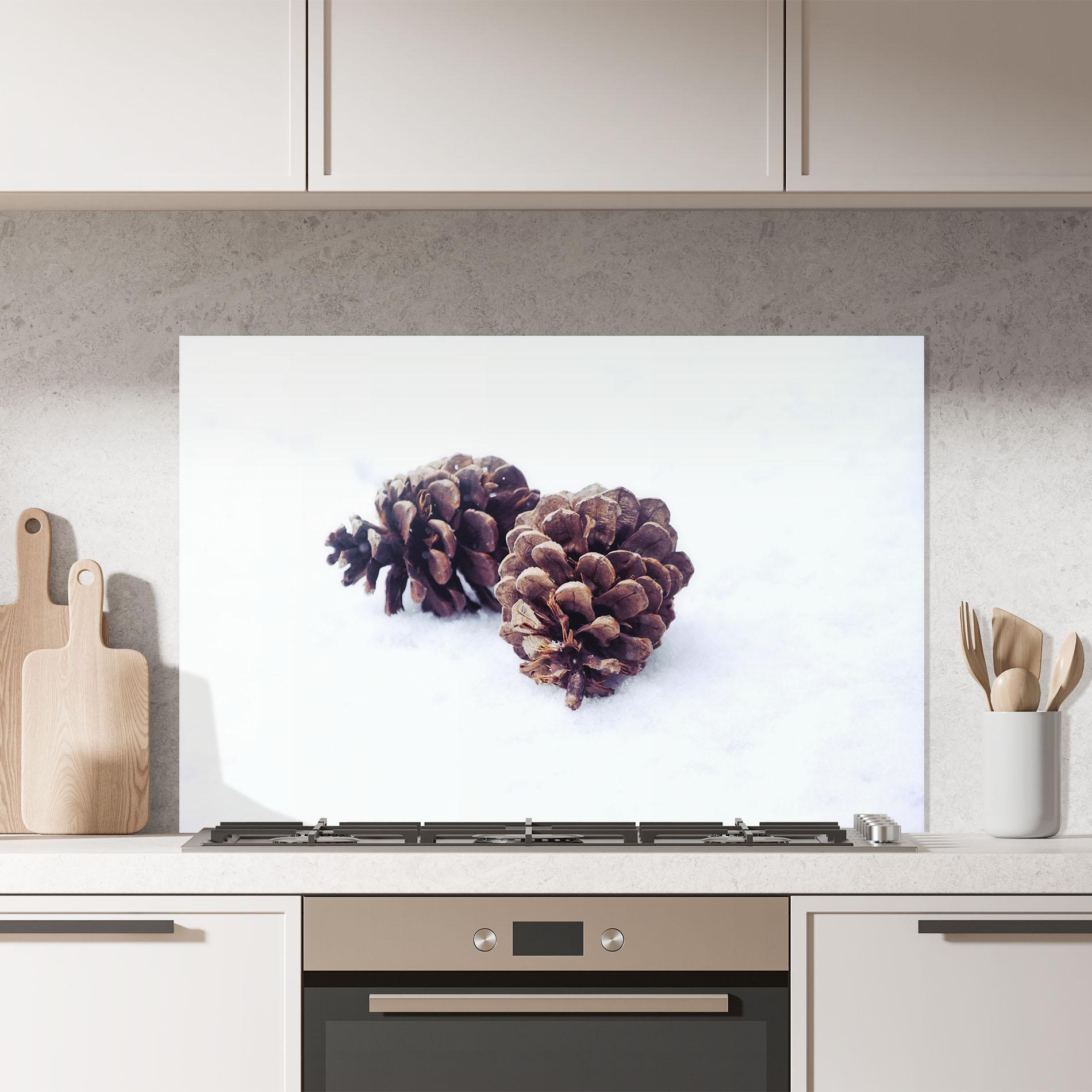 Konyhai üveg hátfal Snow Cones mockup 7