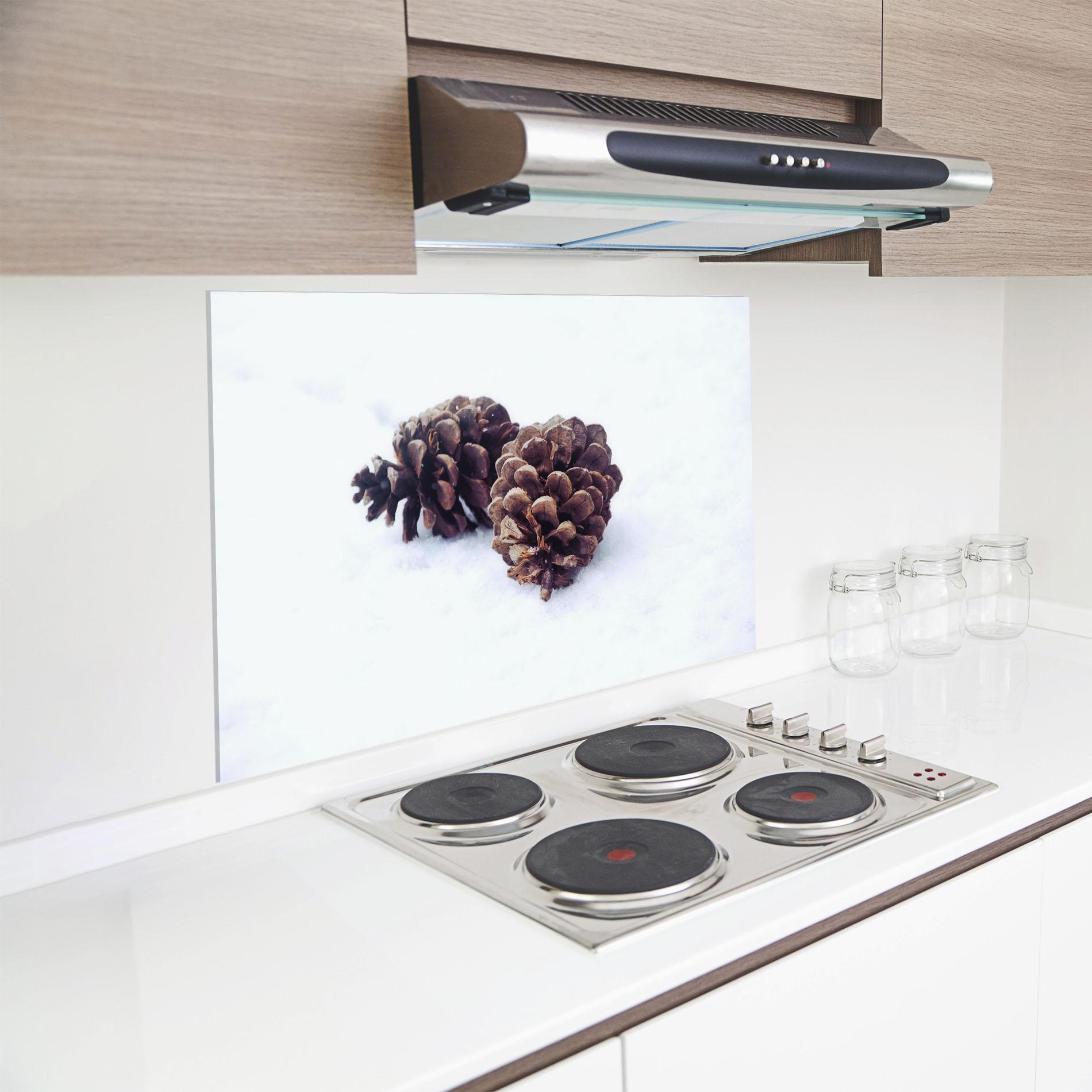 Konyhai üveg hátfal Snow Cones mockup 8