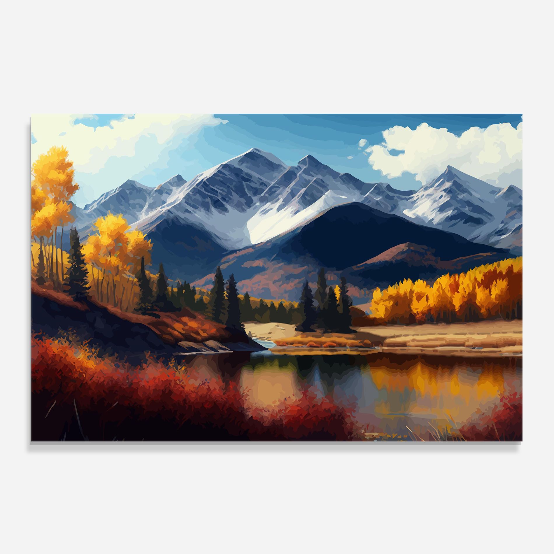 Lake Autumn View mockup 0
