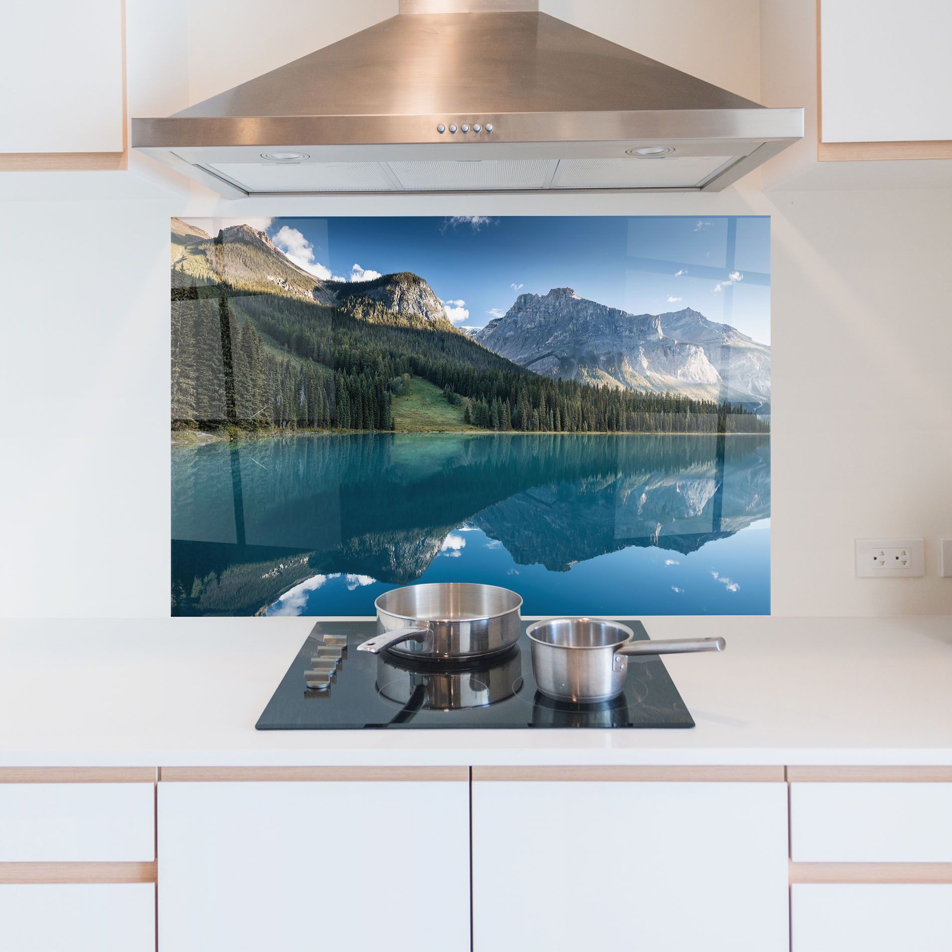 Beautiful Emerald Lake mockup 5