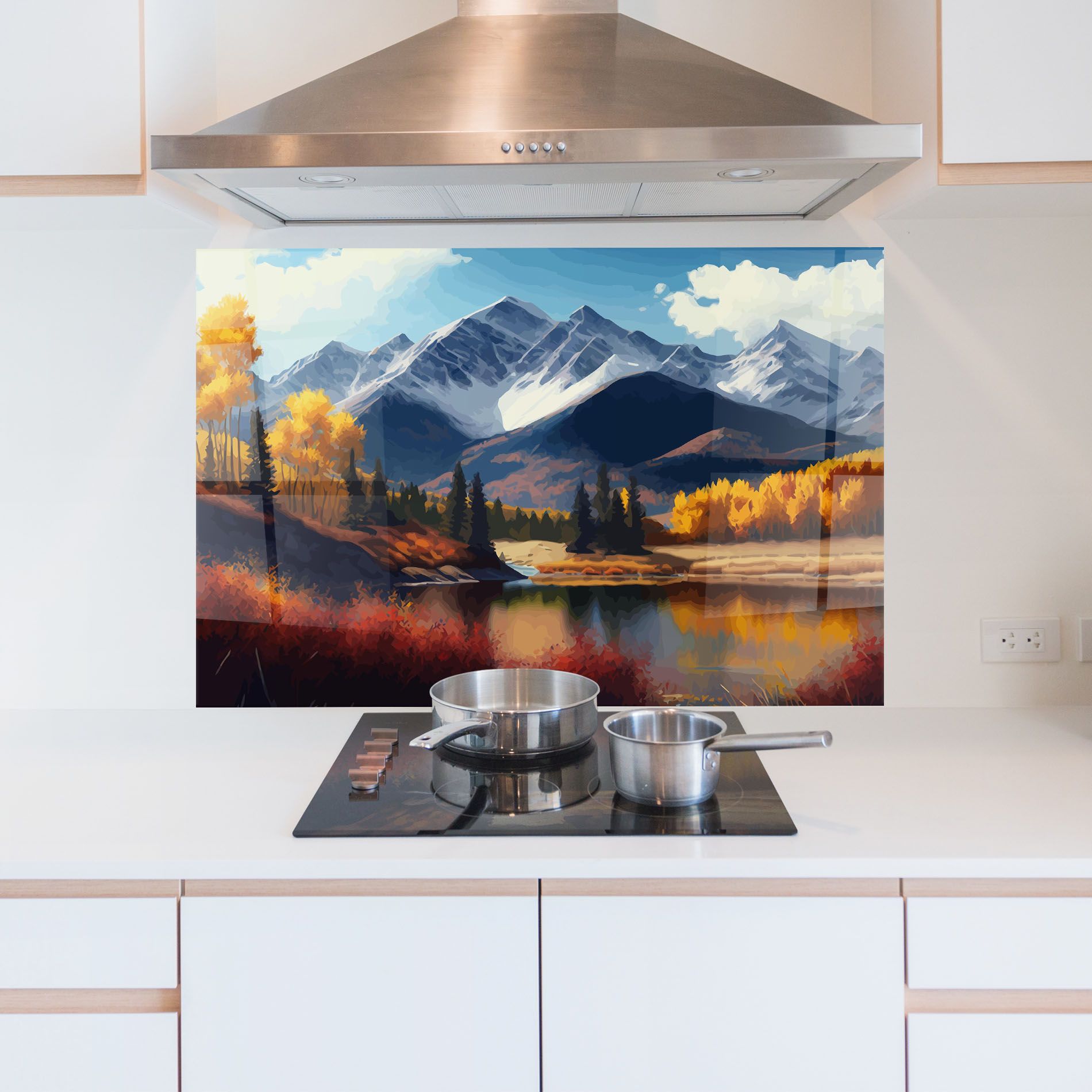 Lake Autumn View mockup 5