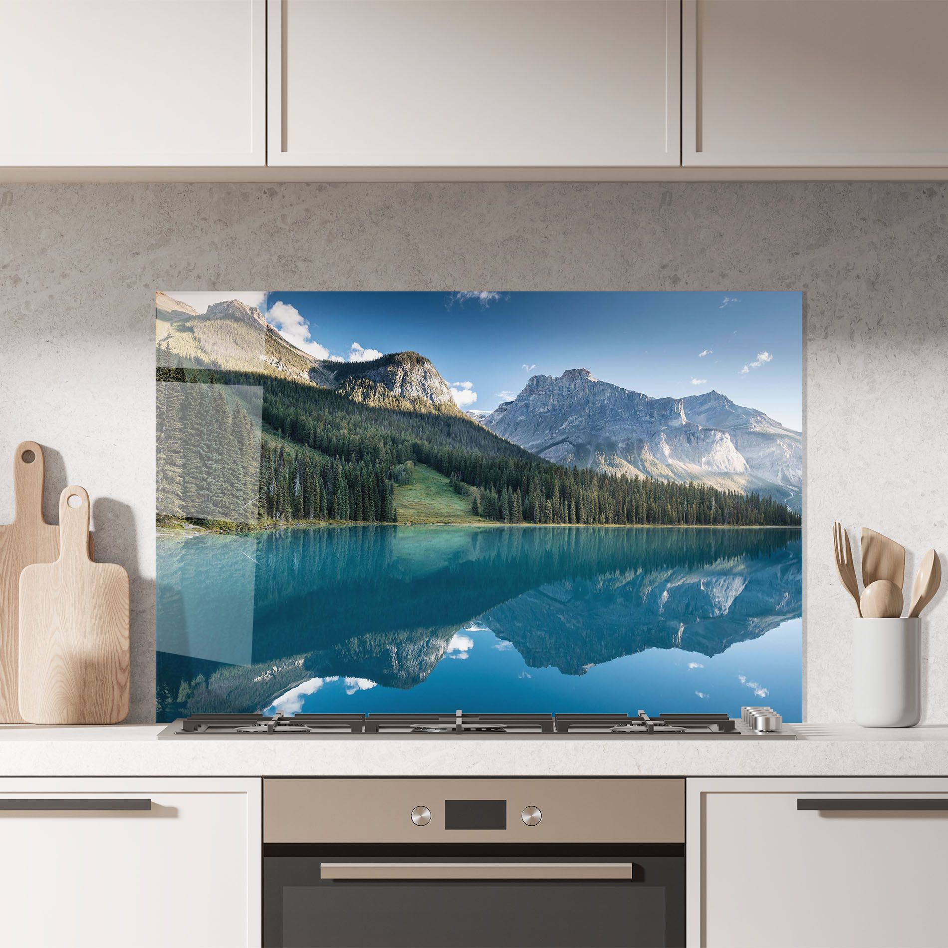 Beautiful Emerald Lake mockup 7