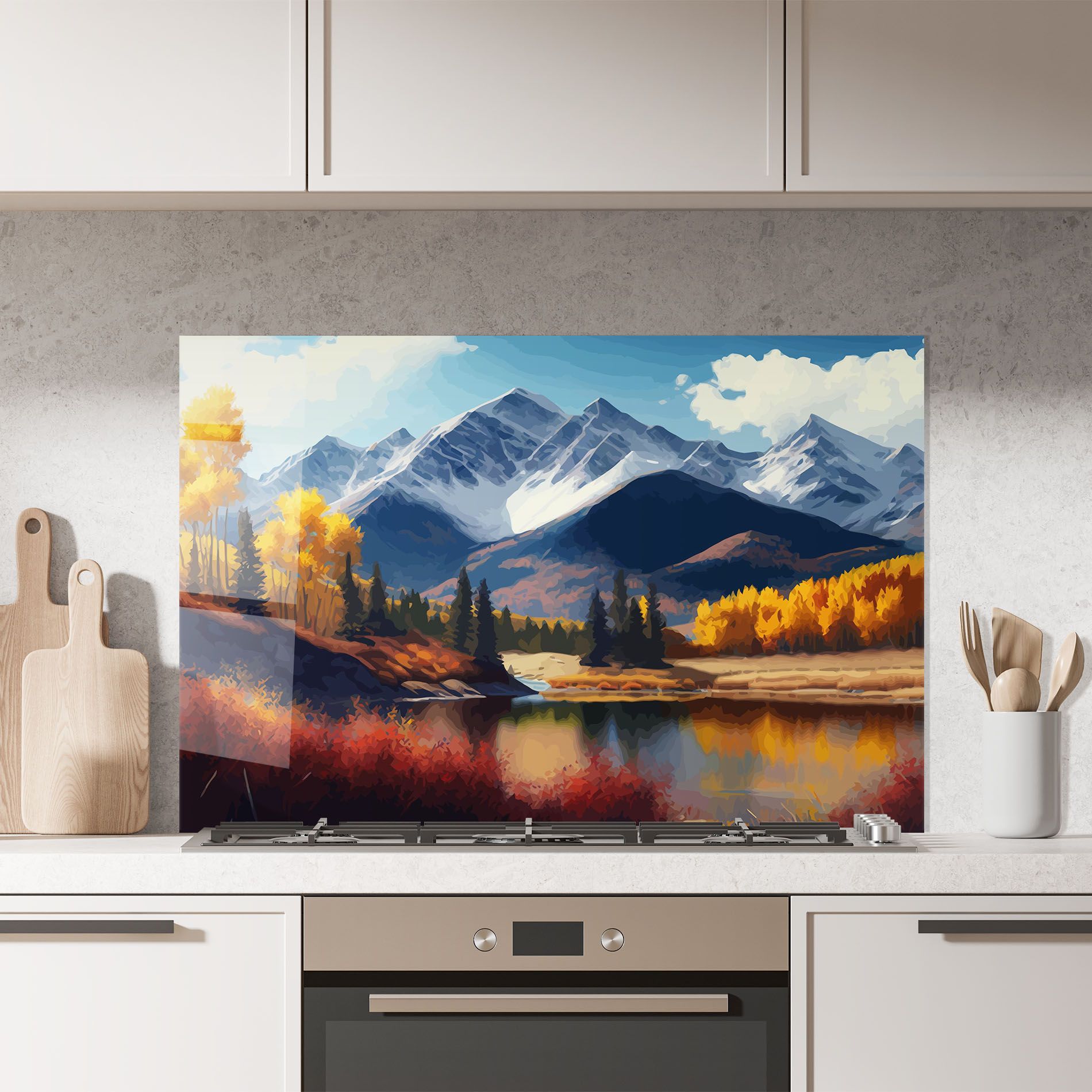 Lake Autumn View mockup 7