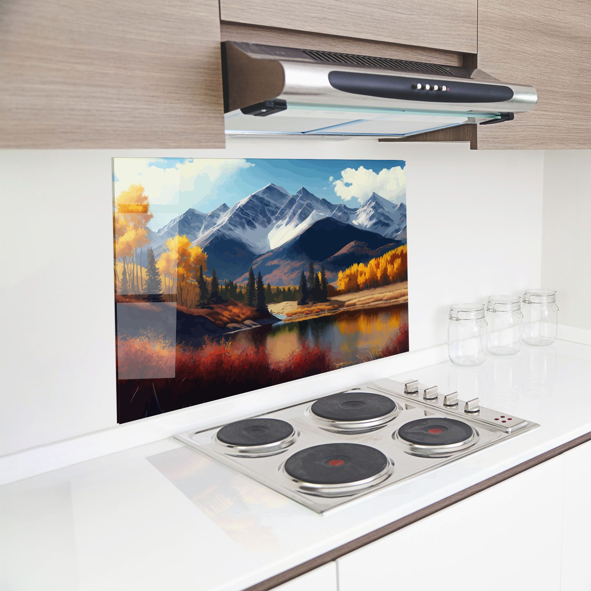 Lake Autumn View mockup 8