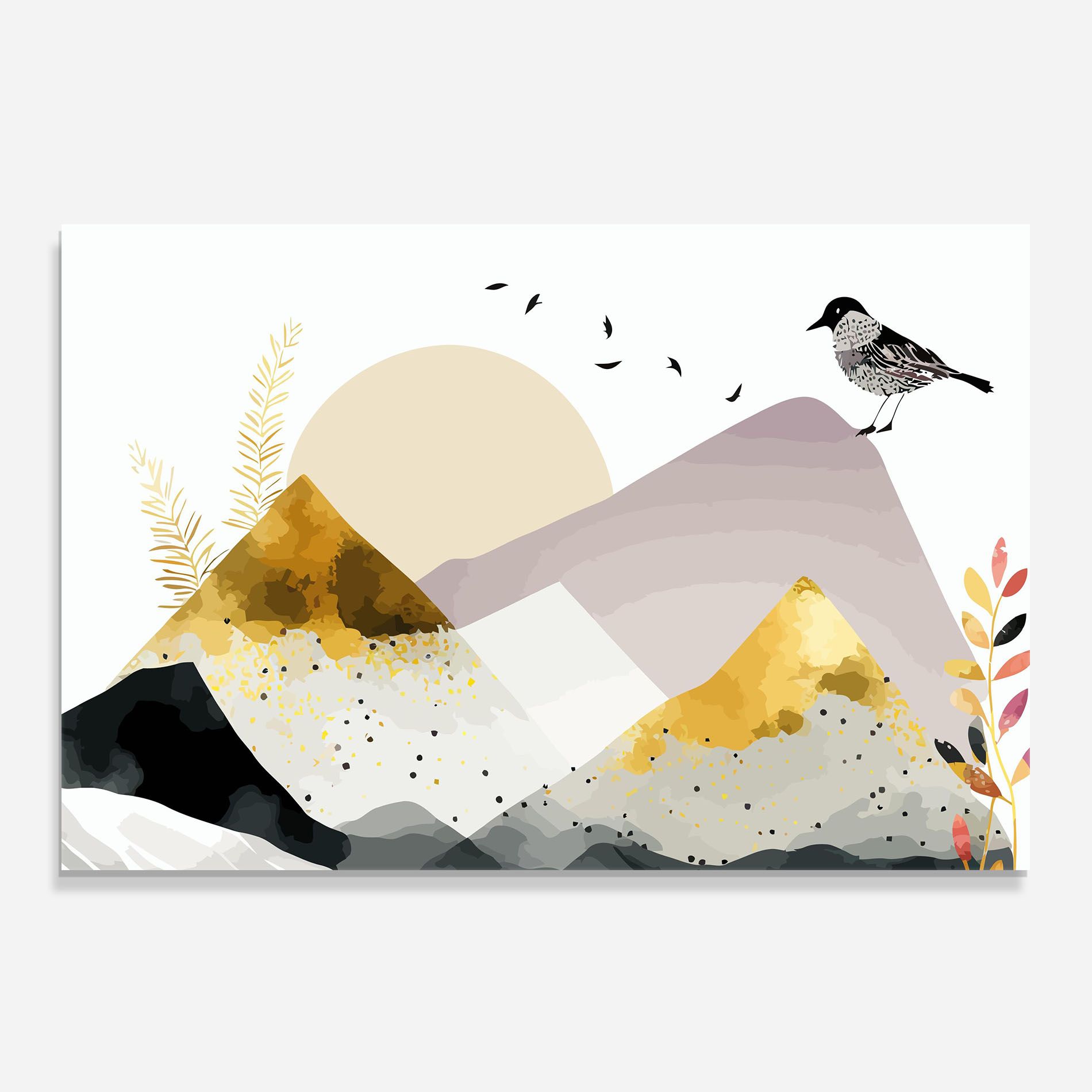 Bird Gold Mountain mockup 0