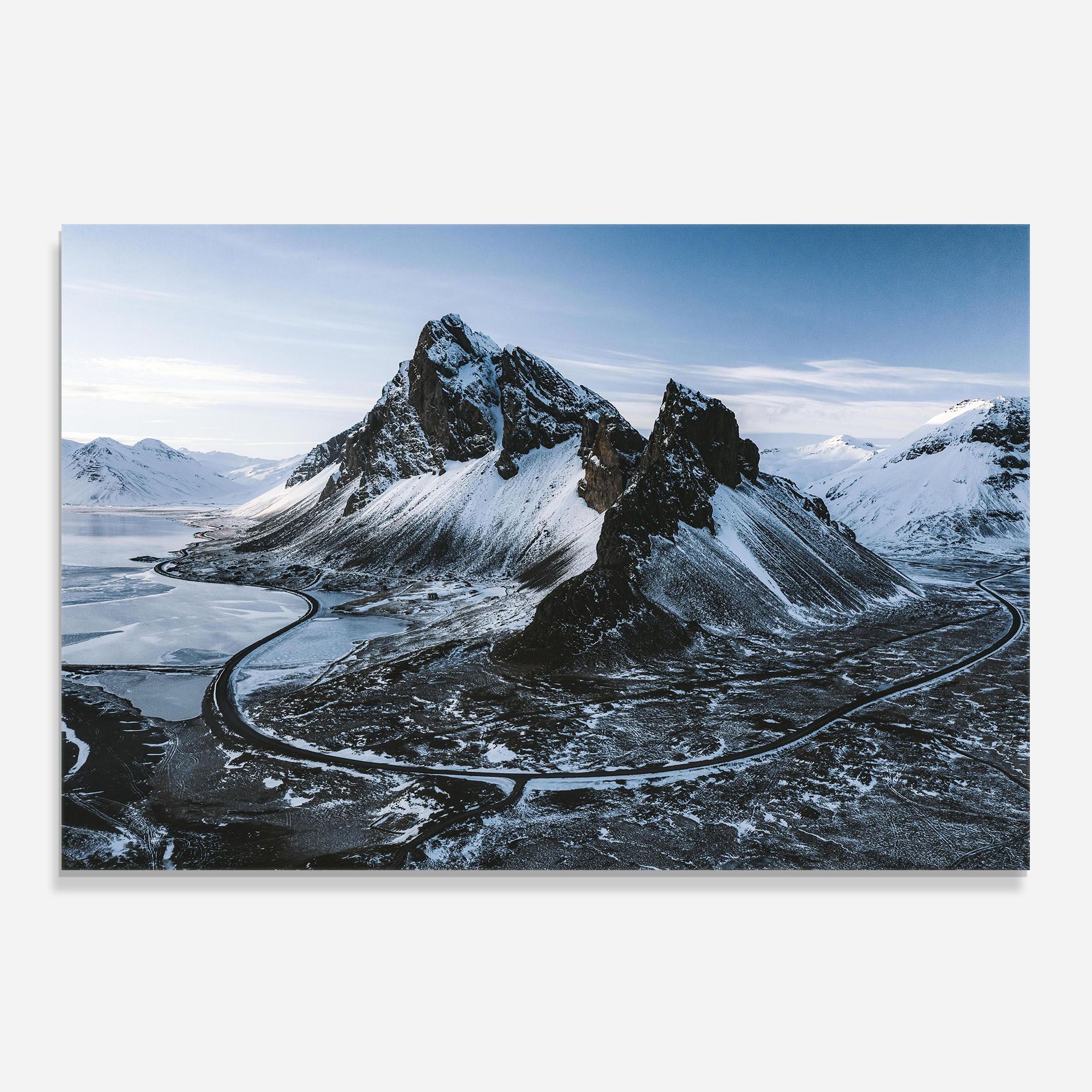 Black Snowy Mountain mockup 0