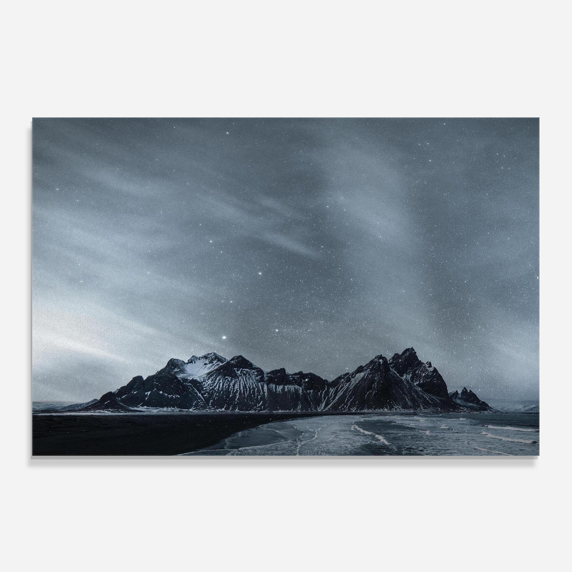 Konyhai üveg hátfal Grey Star Mountain mockup 0
