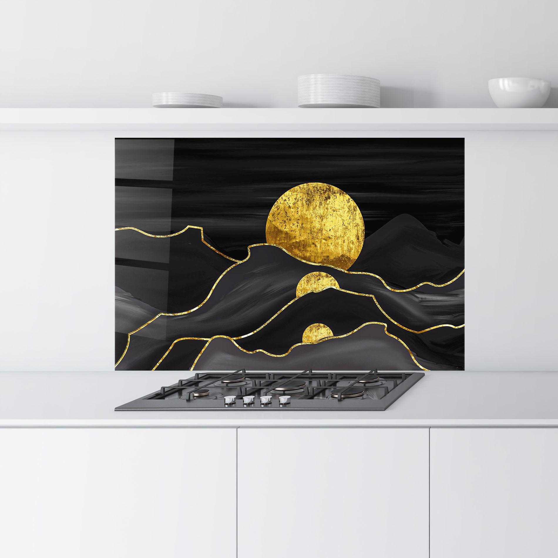 Konyhai üveg hátfal Black Moutains mockup 9