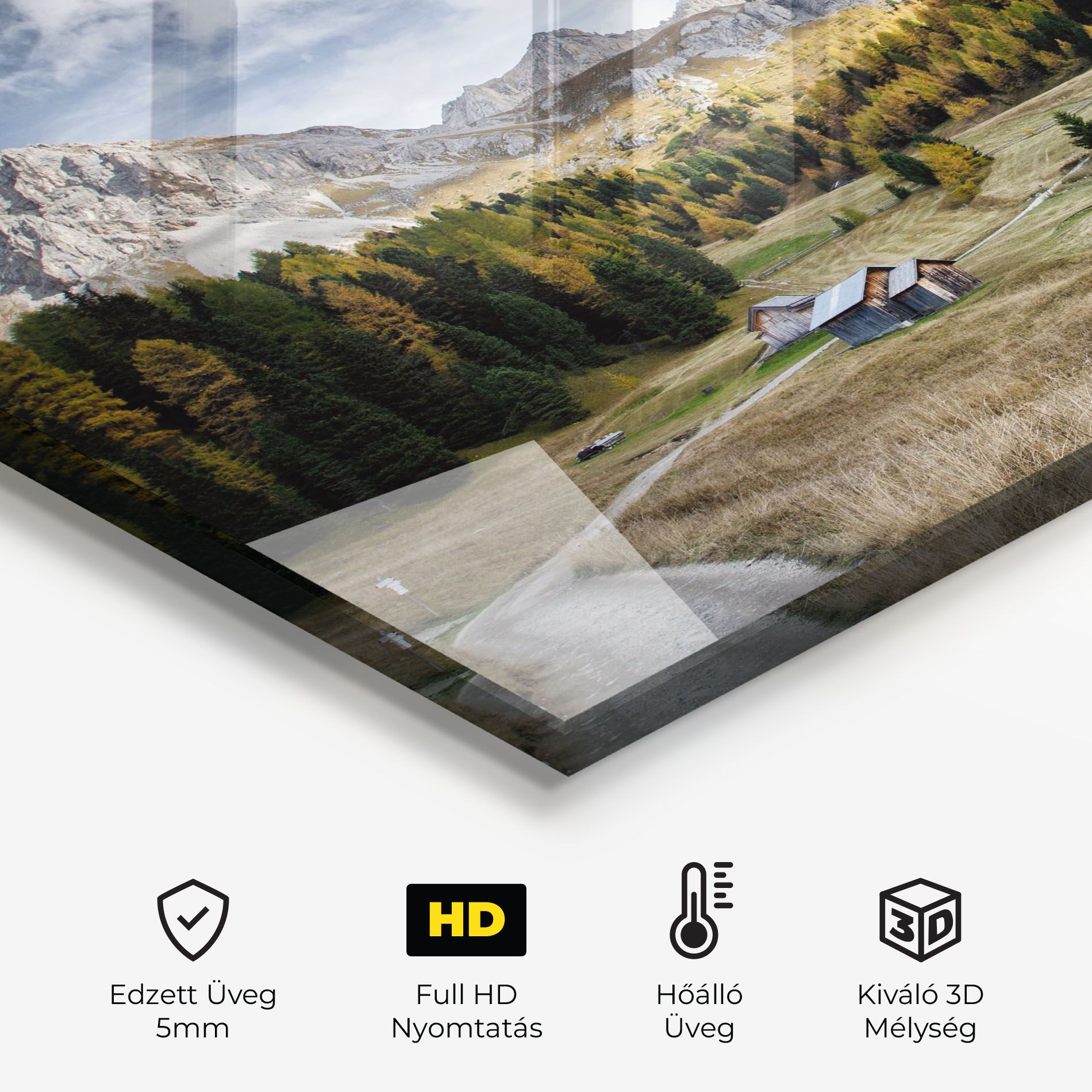 Cloudy Mountains View mockup 2