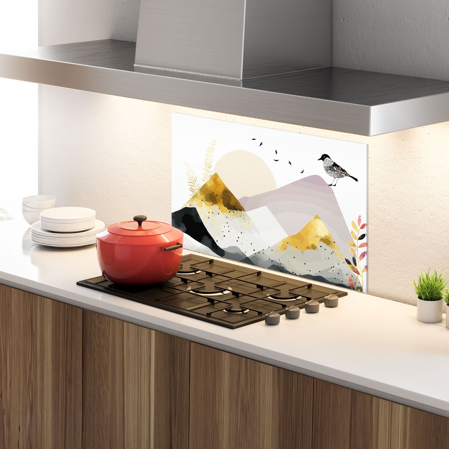 Bird Gold Mountain mockup 4