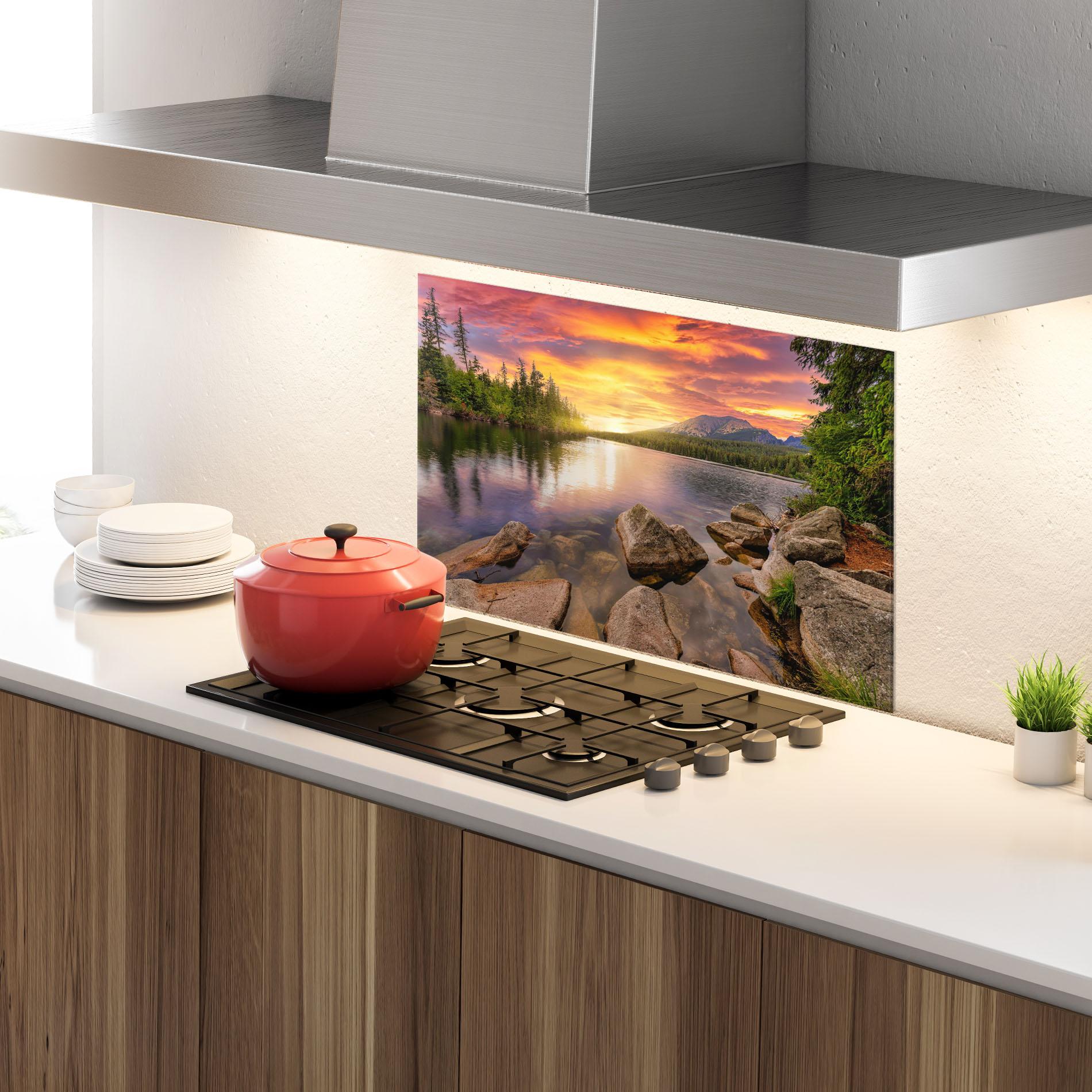 Konyhai üveg hátfal Tatra View mockup 4