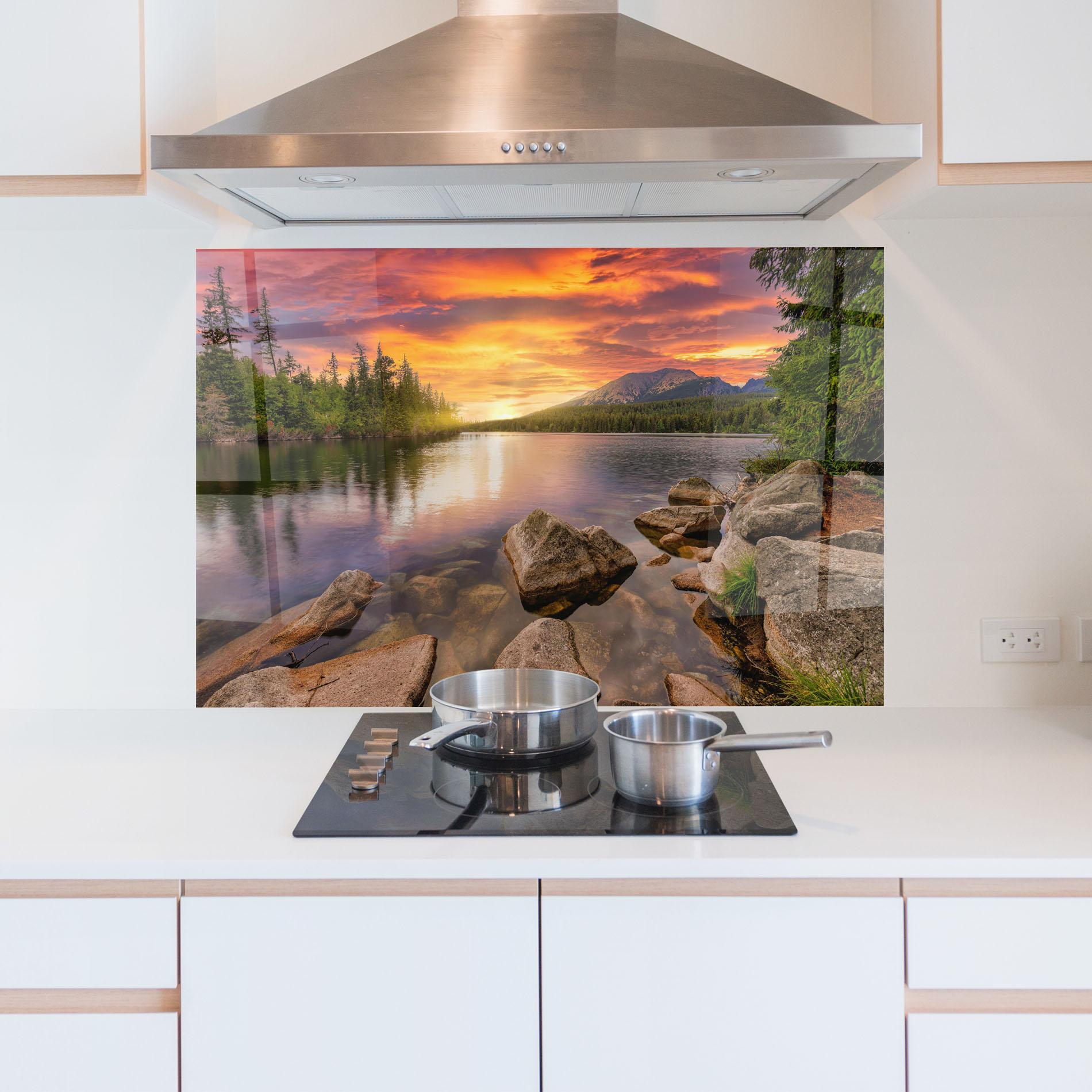 Konyhai üveg hátfal Tatra View mockup 5