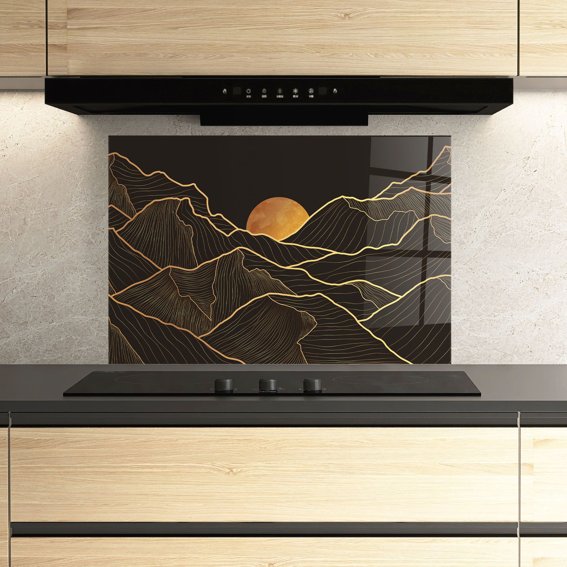 Black Gold Mountains mockup 3