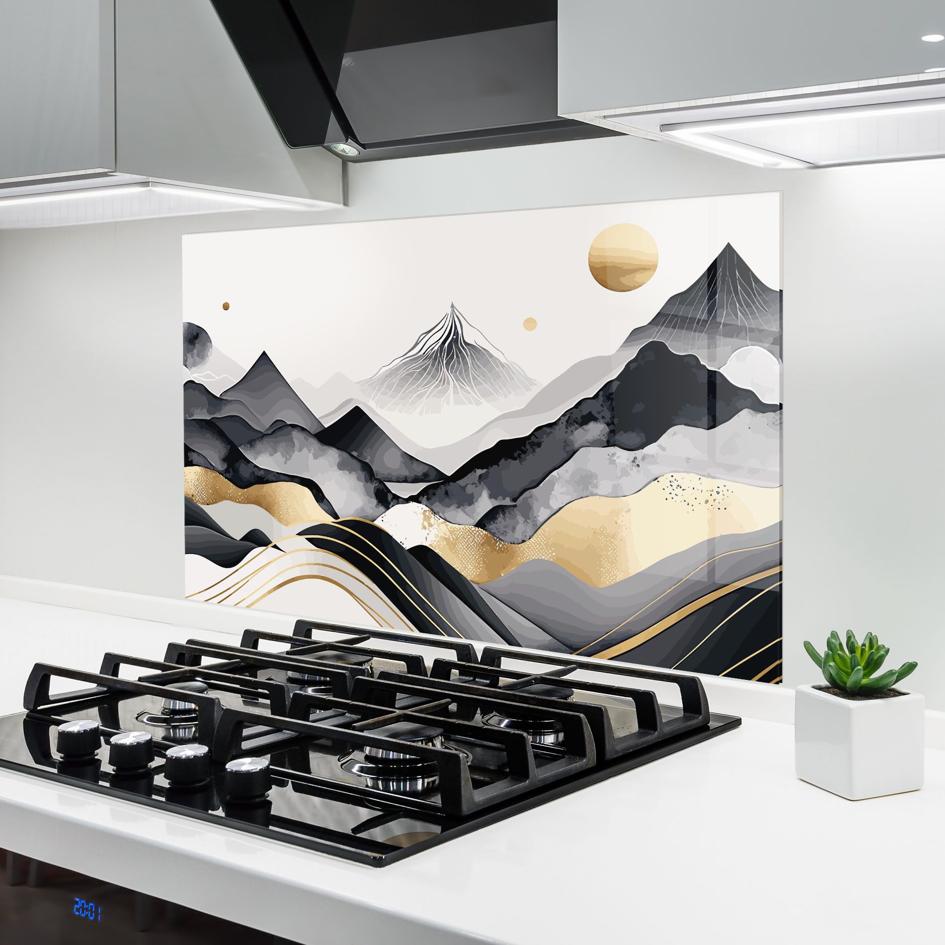 Gold Black Mountain mockup 6