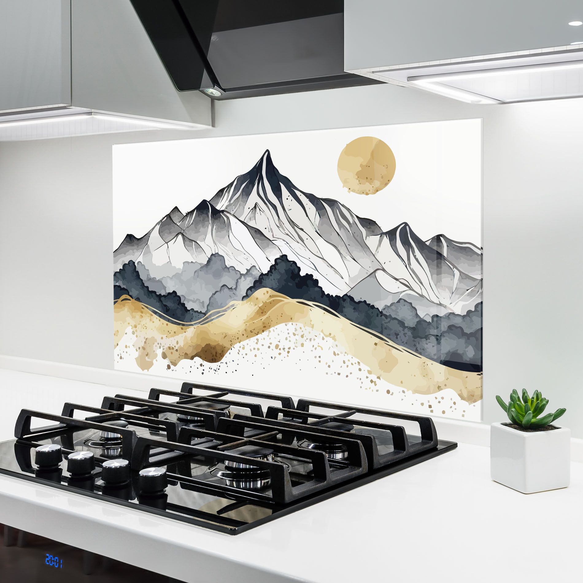 Grey Gold Mountain mockup 6