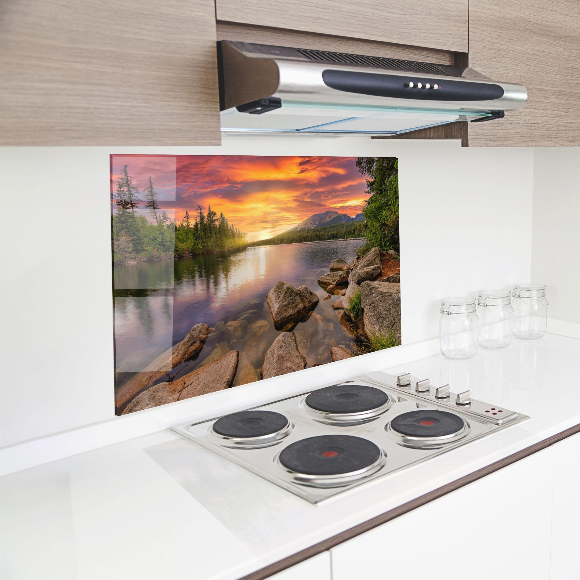 Konyhai üveg hátfal Tatra View mockup 8