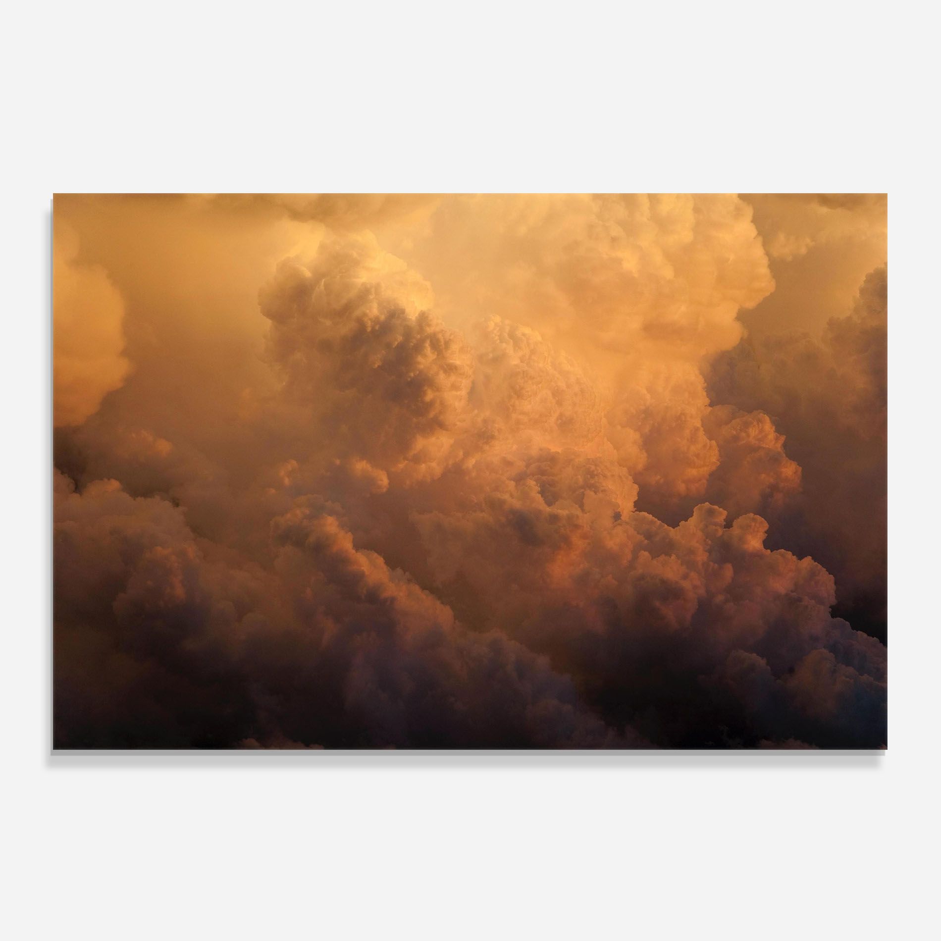 Brown Orange Clouds mockup 0