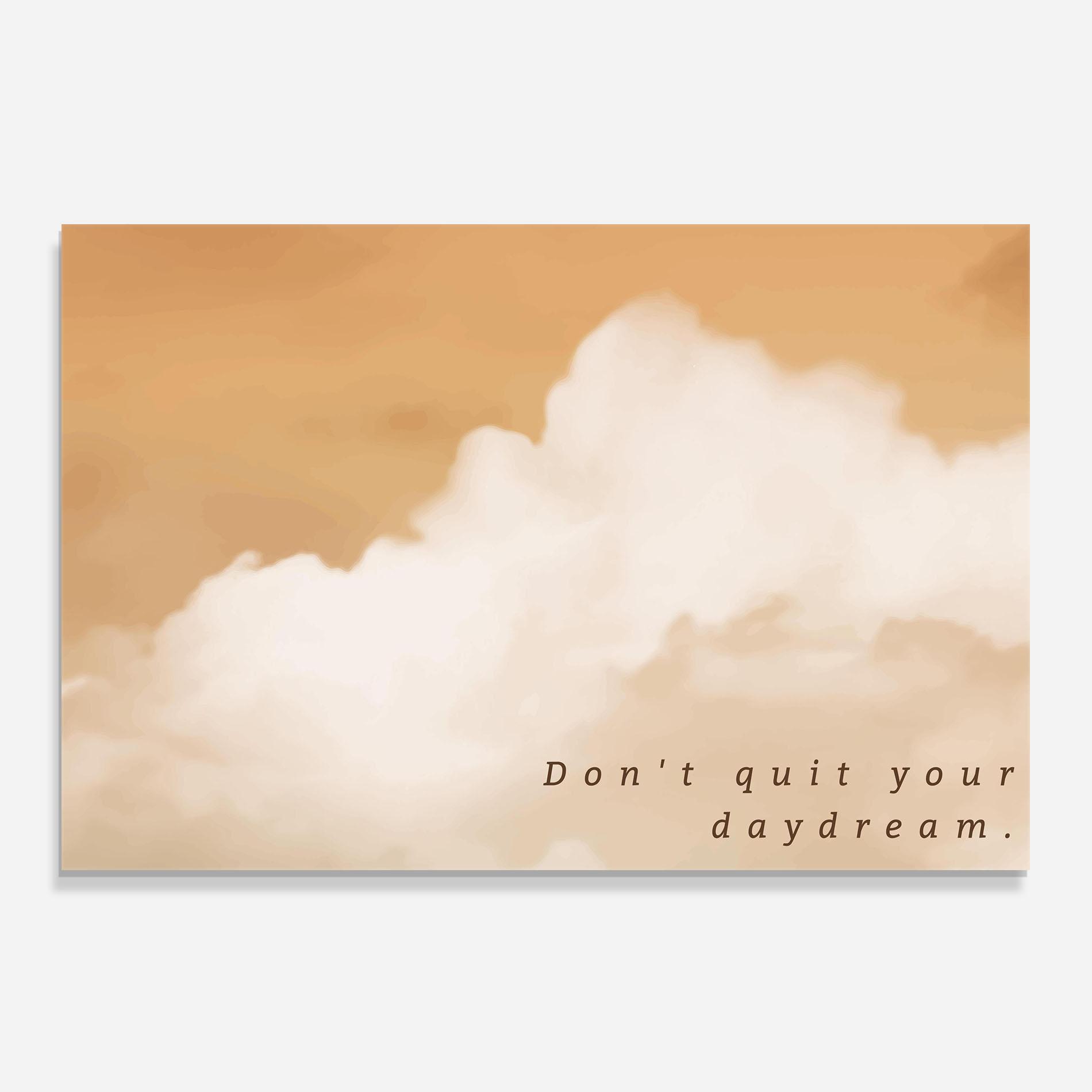 Konyhai üveg hátfal Clouds Text mockup 0