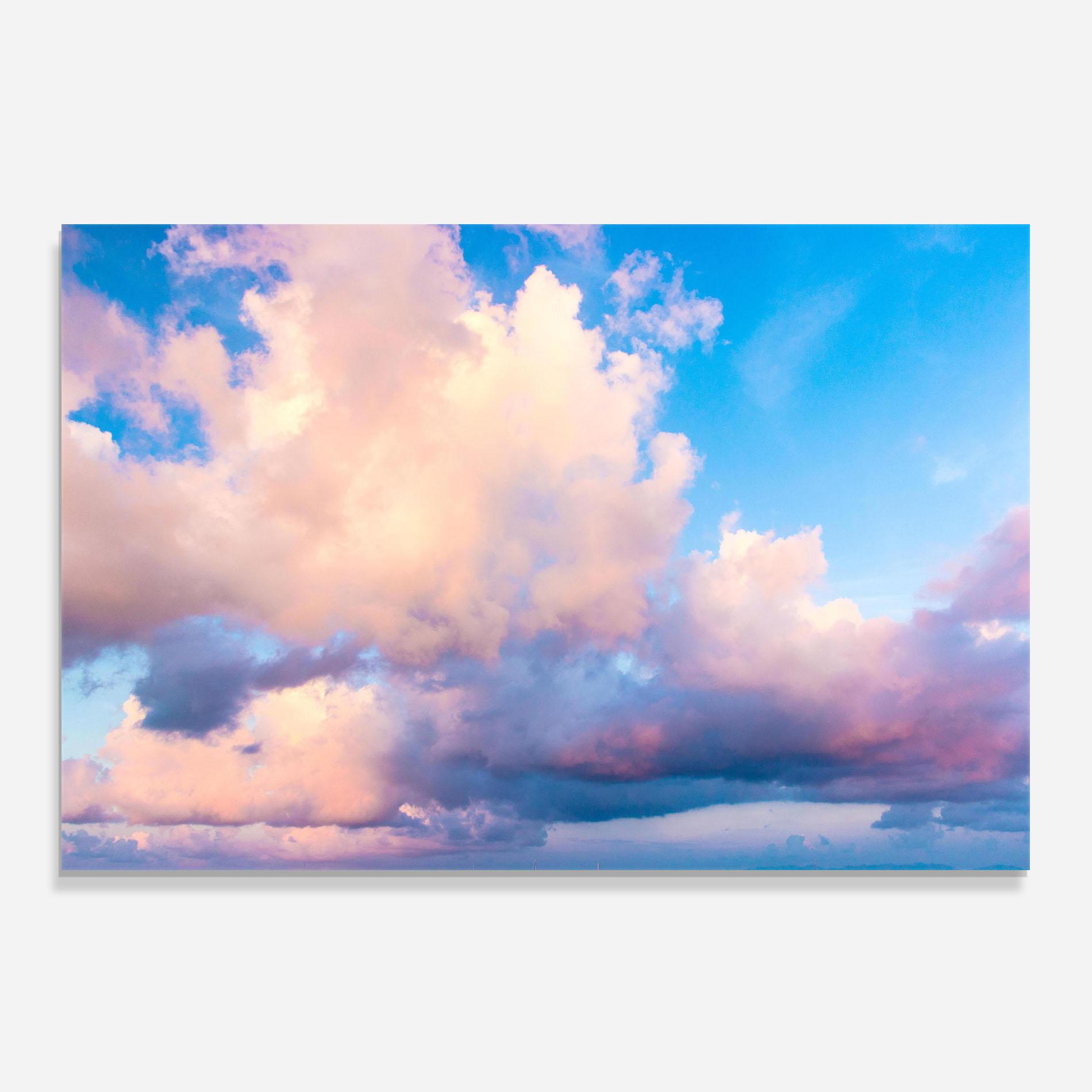 Konyhai üveg hátfal Dreamy Pink Clouds mockup 0