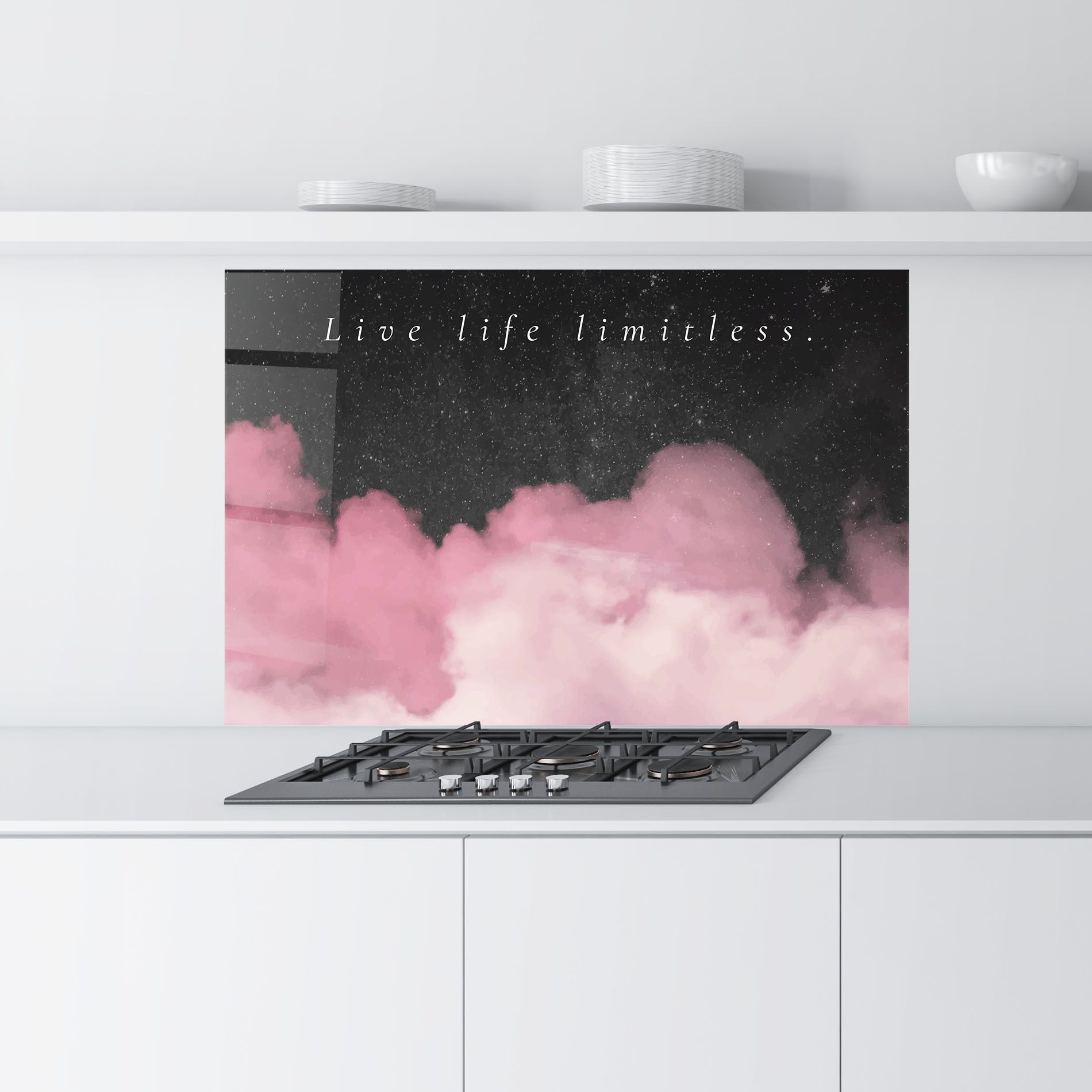 Clouds Text Pink mockup 9
