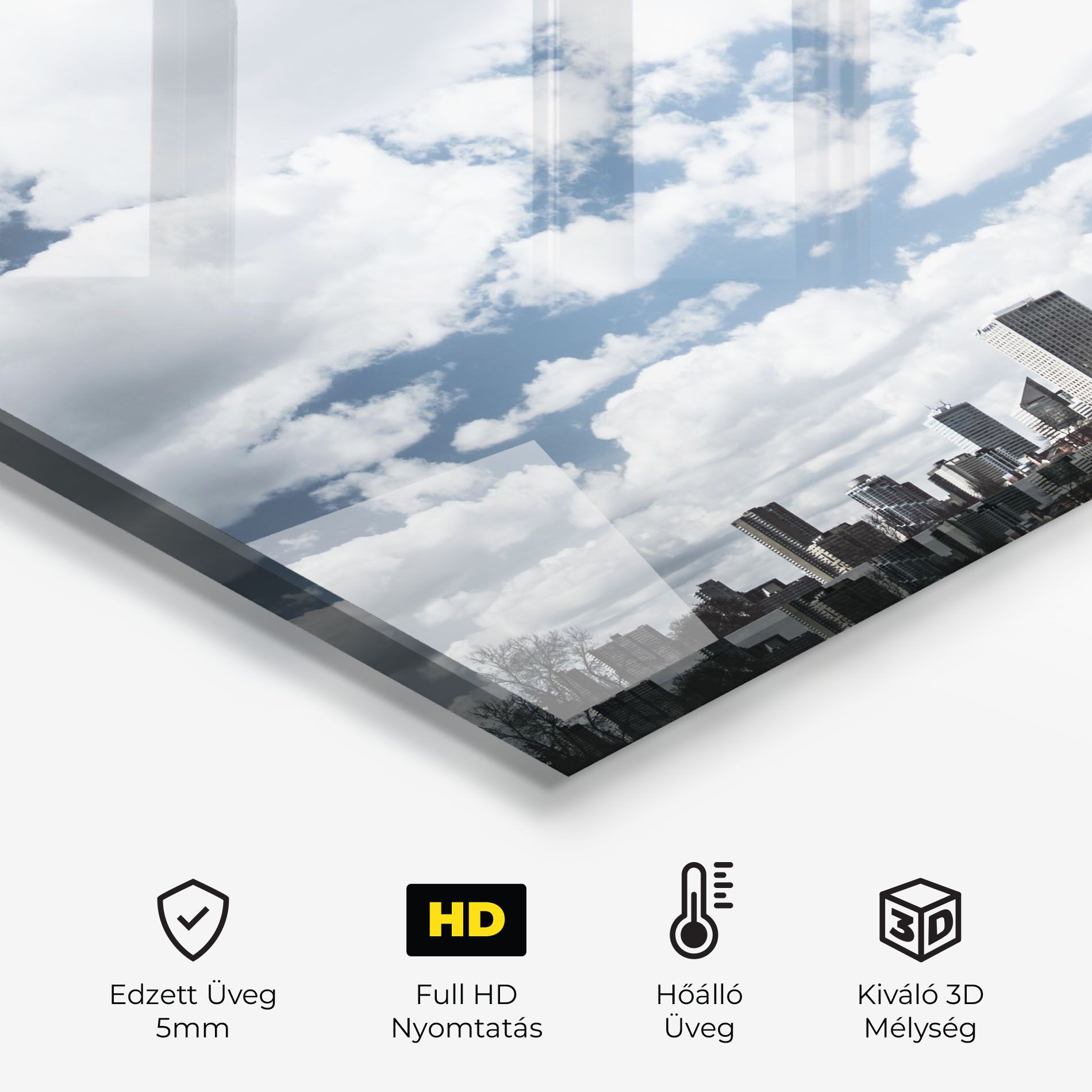 Clouds Over City mockup 2