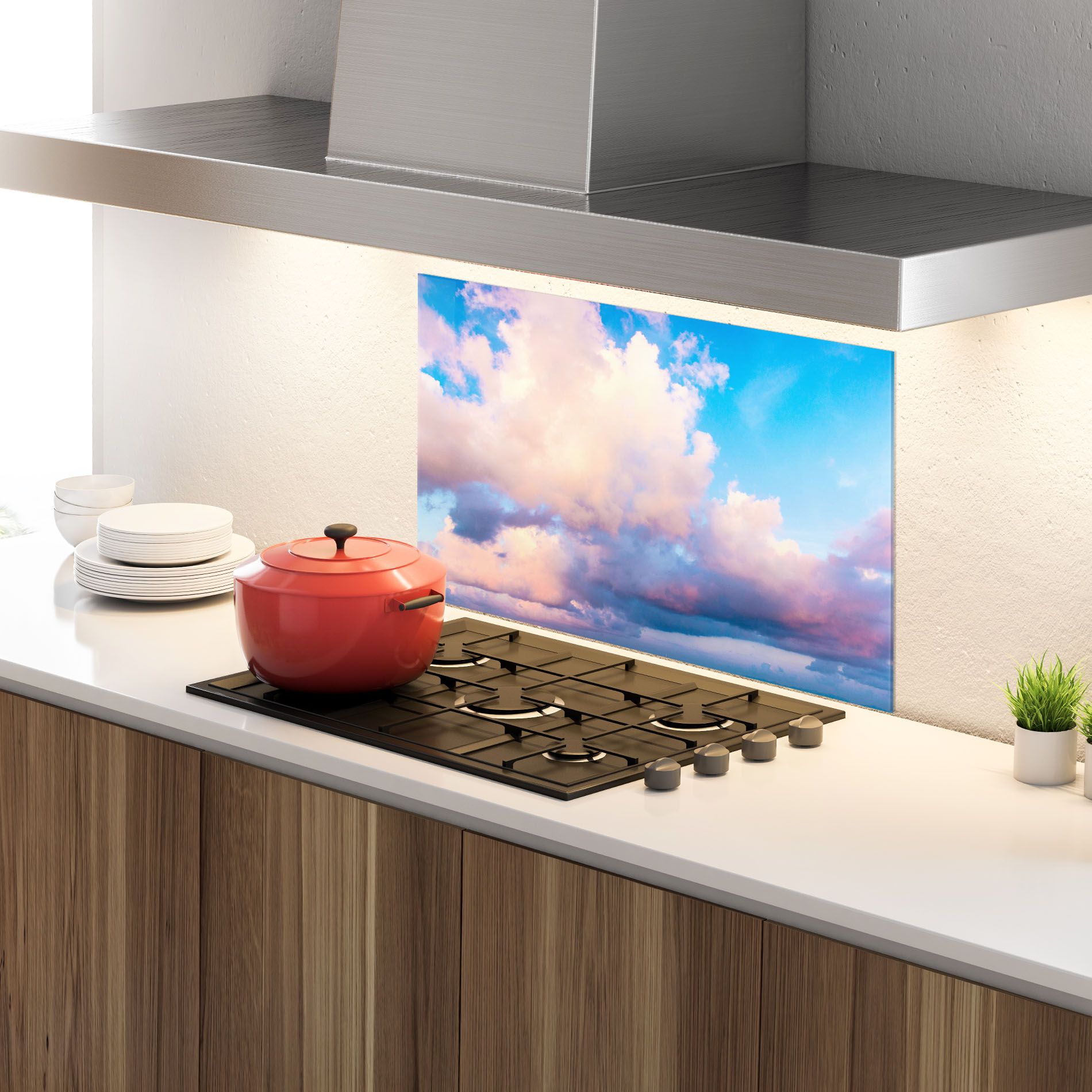 Dreamy Pink Clouds mockup 4