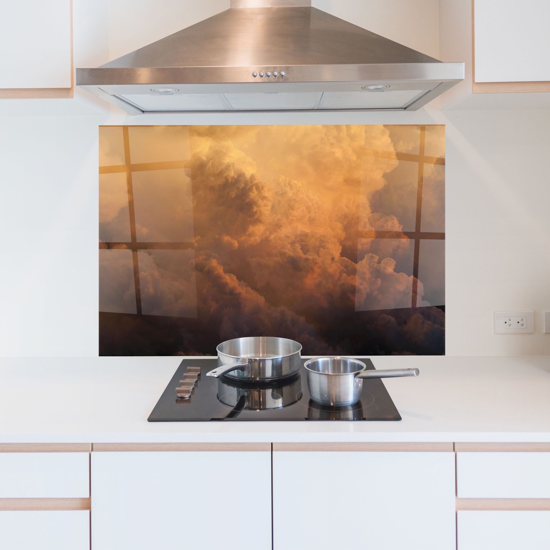 Brown Orange Clouds mockup 5