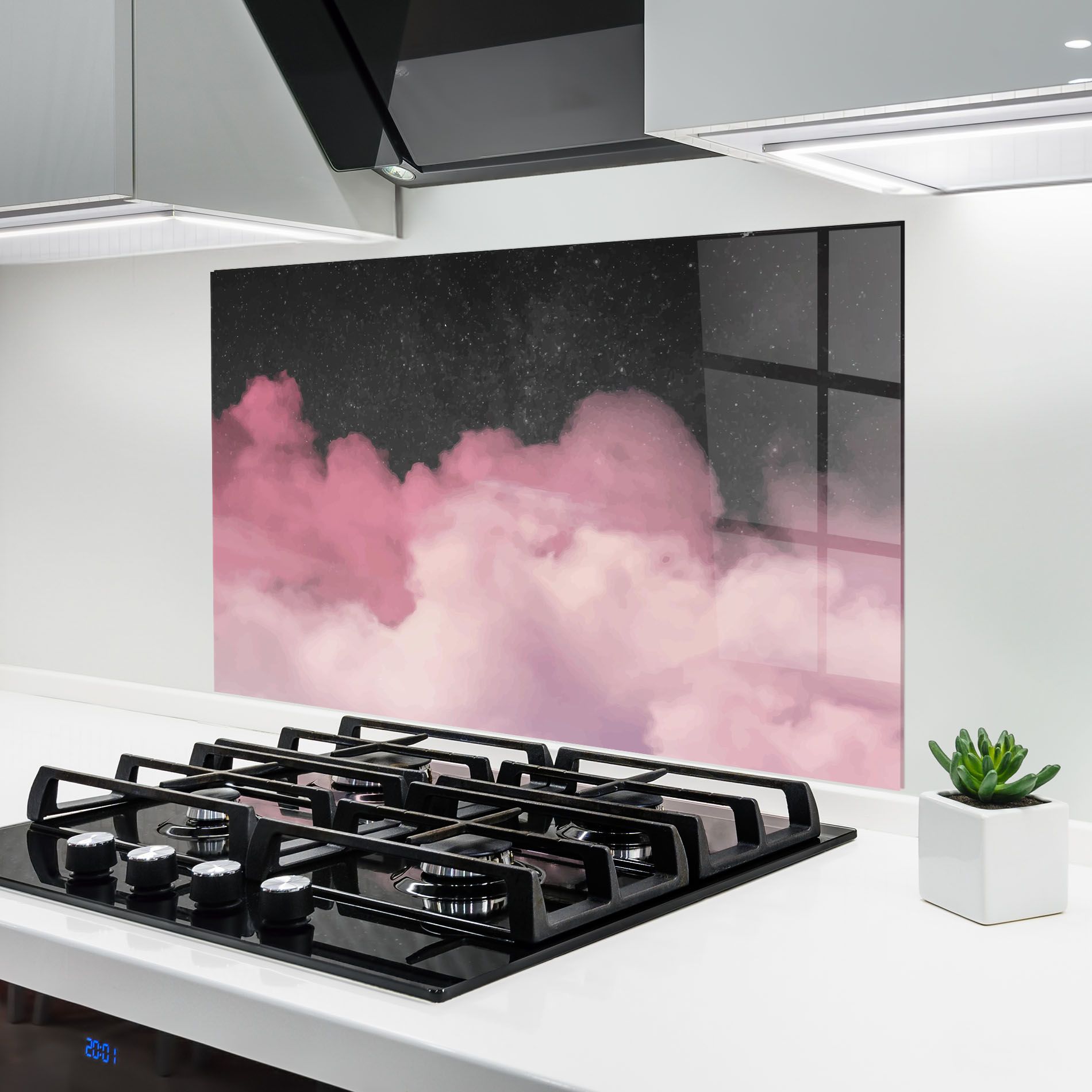 Clouds Watercolor Purple mockup 6