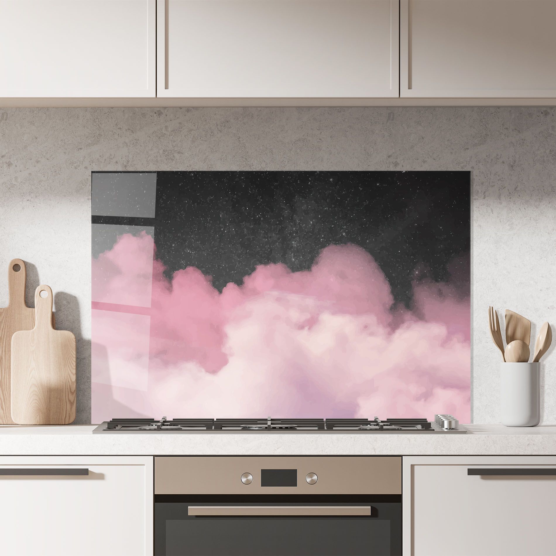 Clouds Watercolor Purple mockup 7