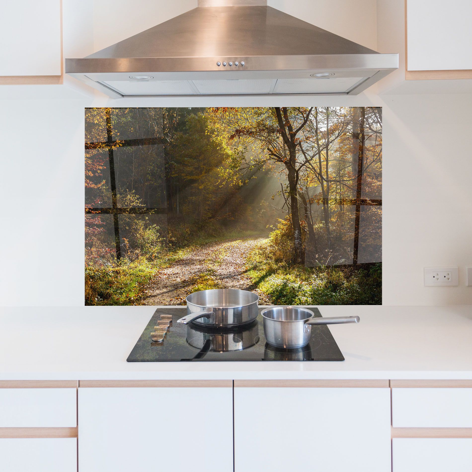 Autumn Trees Sun mockup 5