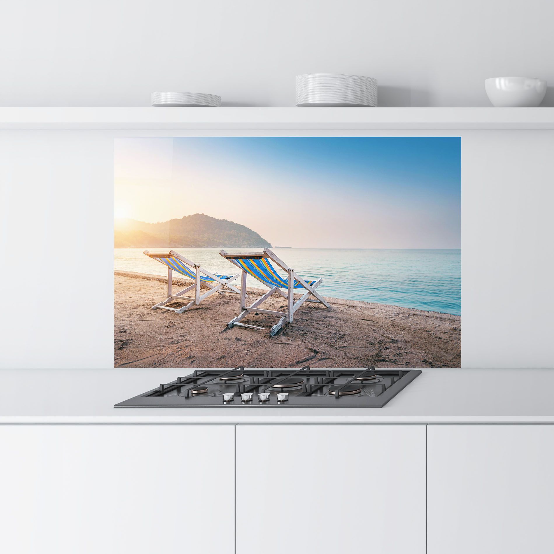 Colorful Beach Chairs mockup 9