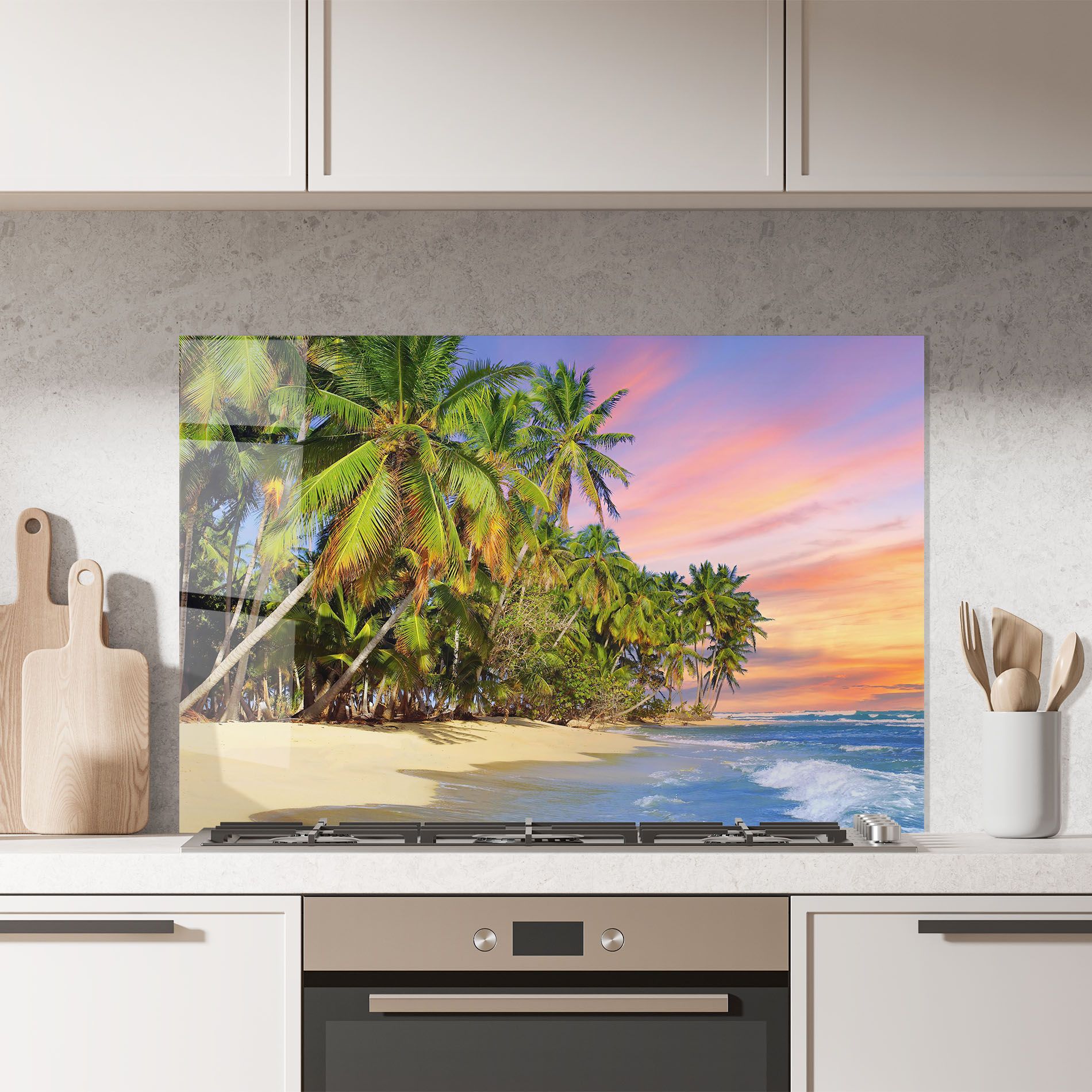 Coconut Tree Sunset mockup 7