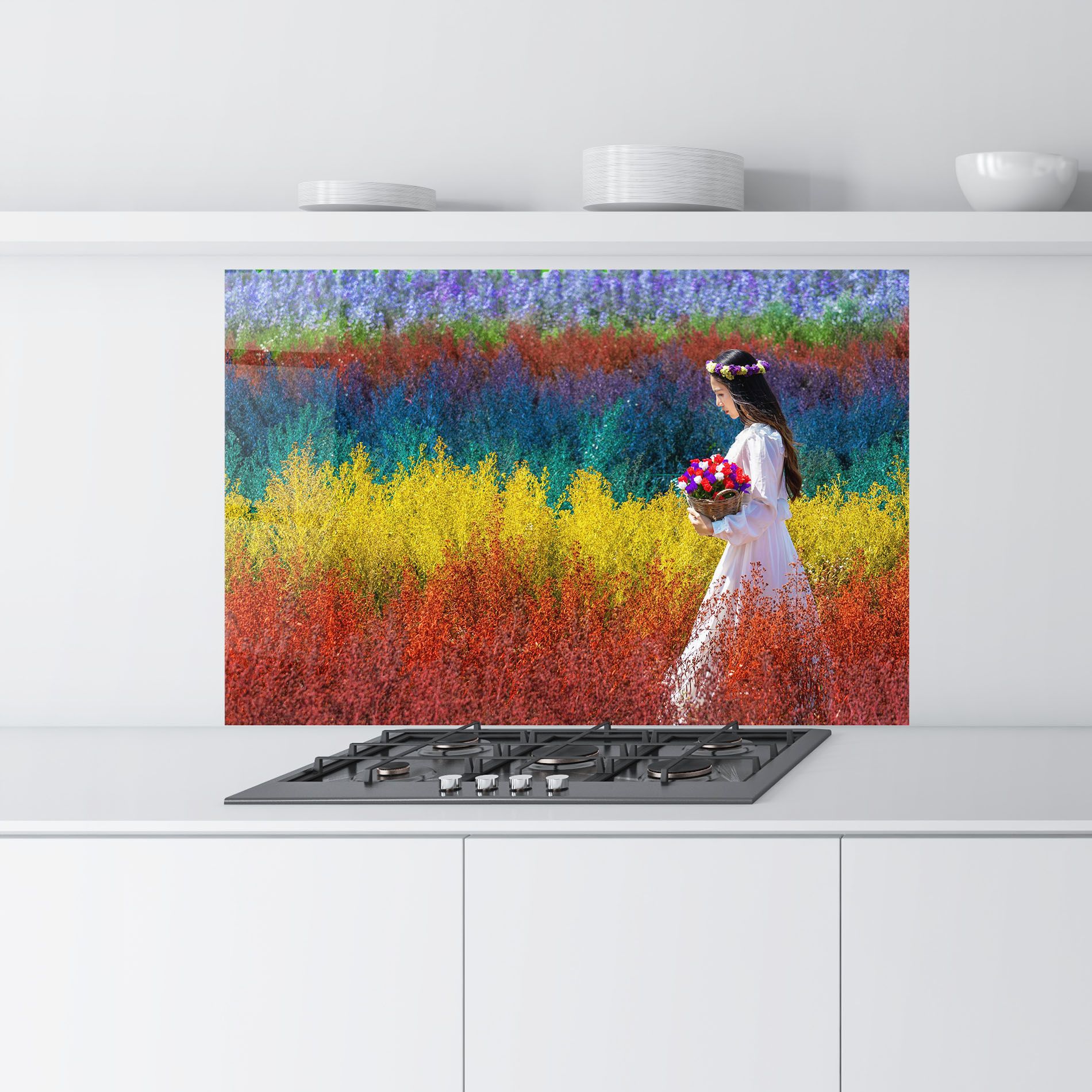 Holding Spring Flowers mockup 9