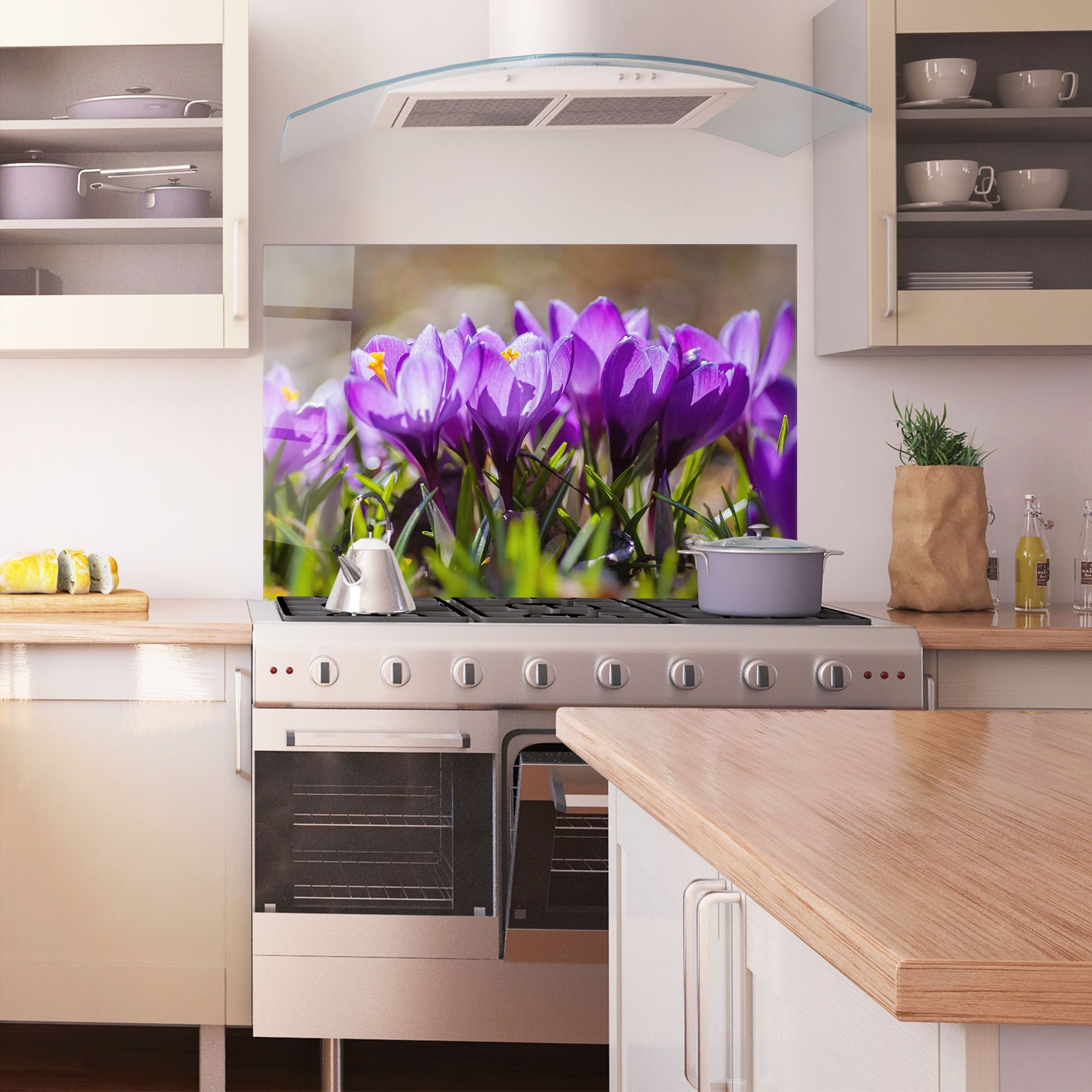 Purple Spring Flower mockup 1