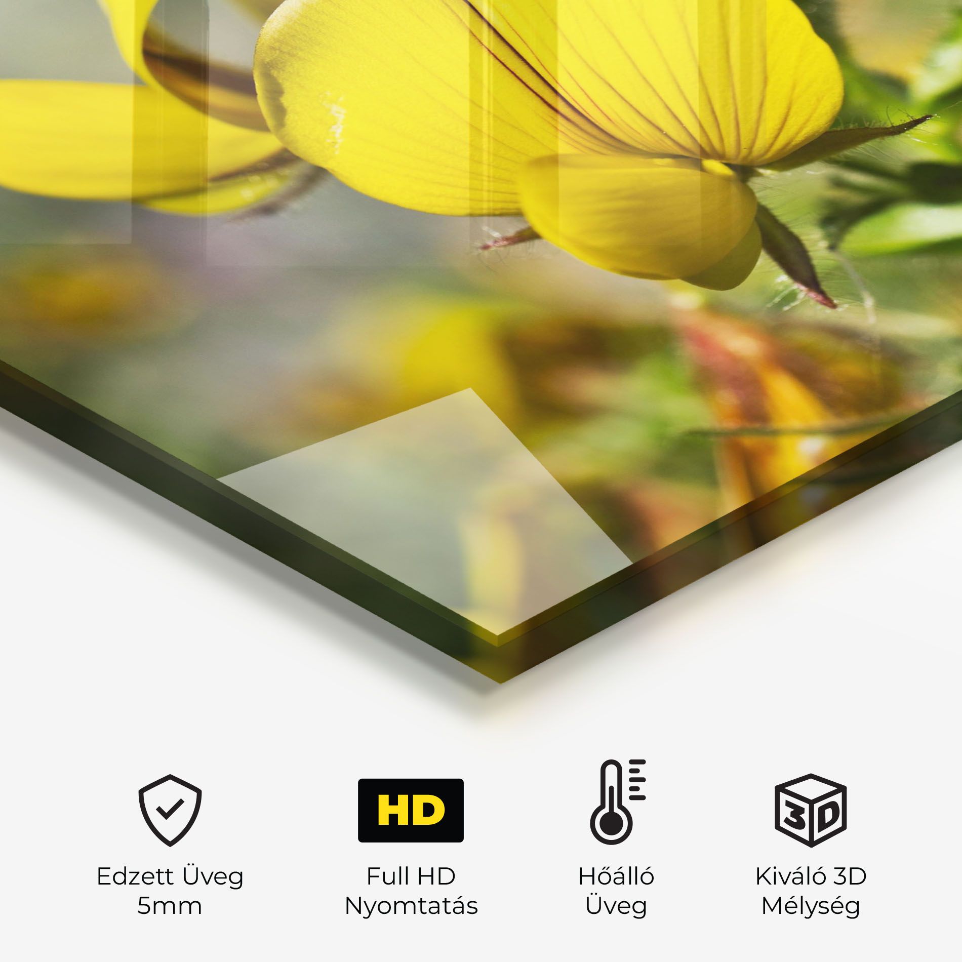 Pretty Spring Yellow Flower mockup 2