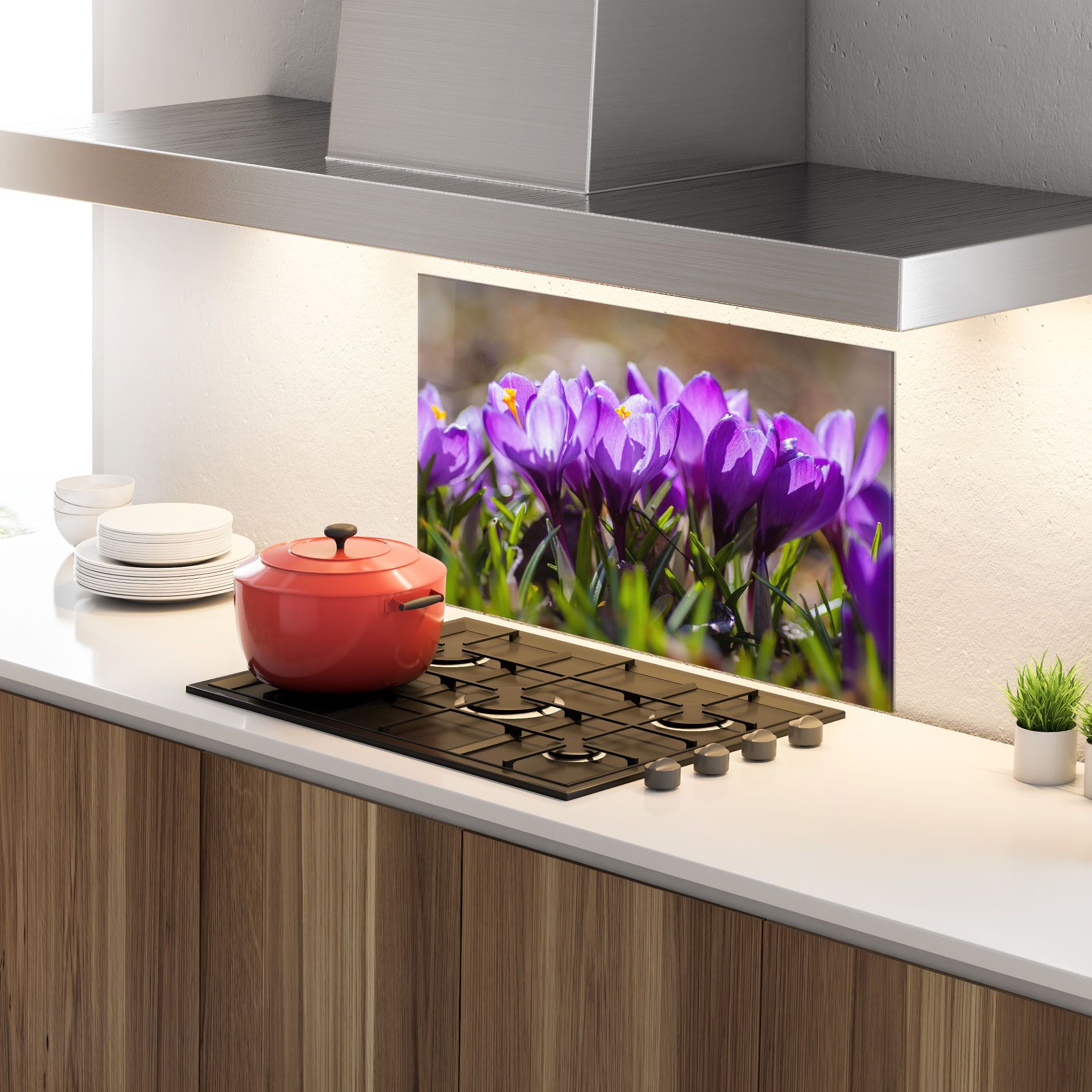 Purple Spring Flower mockup 4