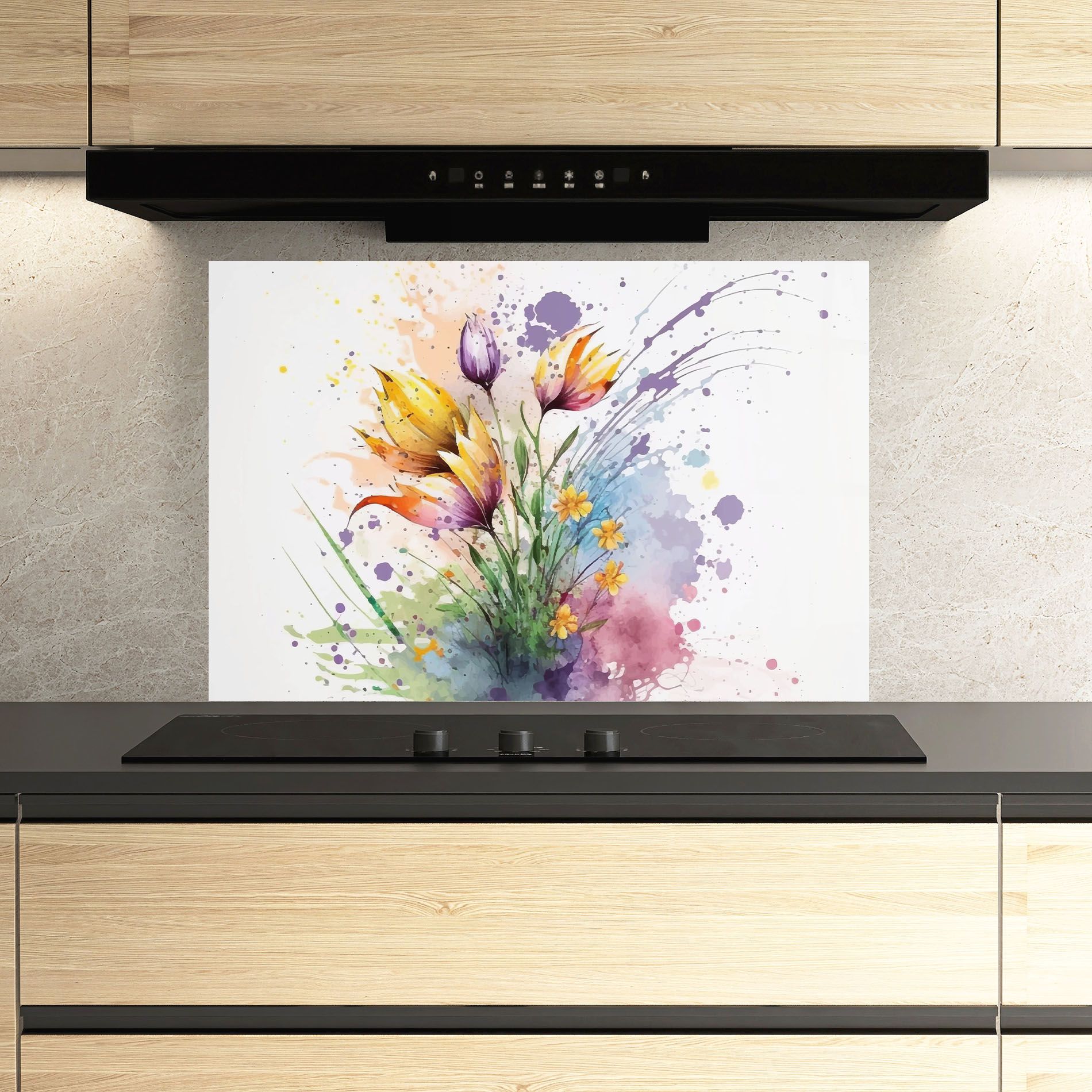 Purple Yellow Spring mockup 3