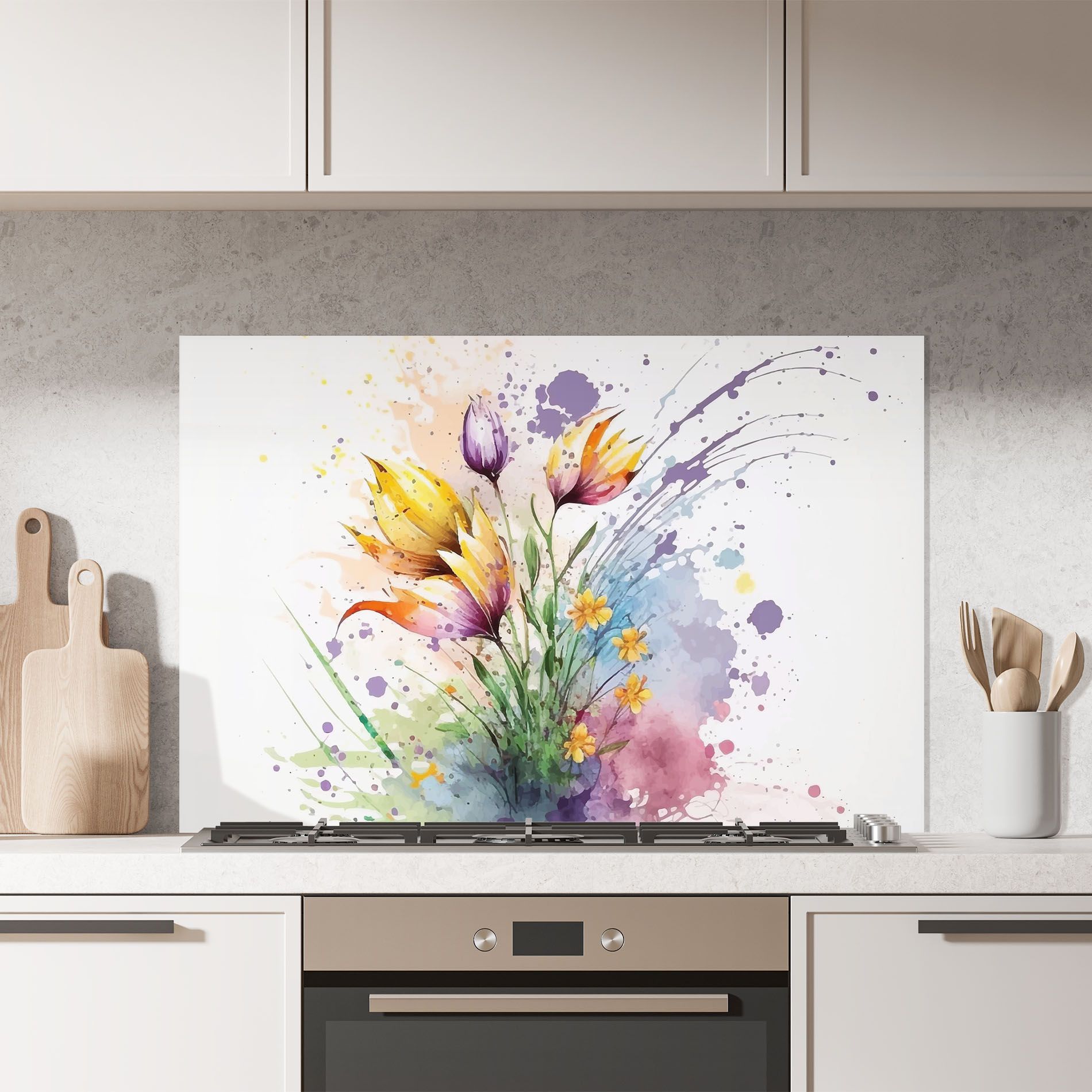 Purple Yellow Spring mockup 7