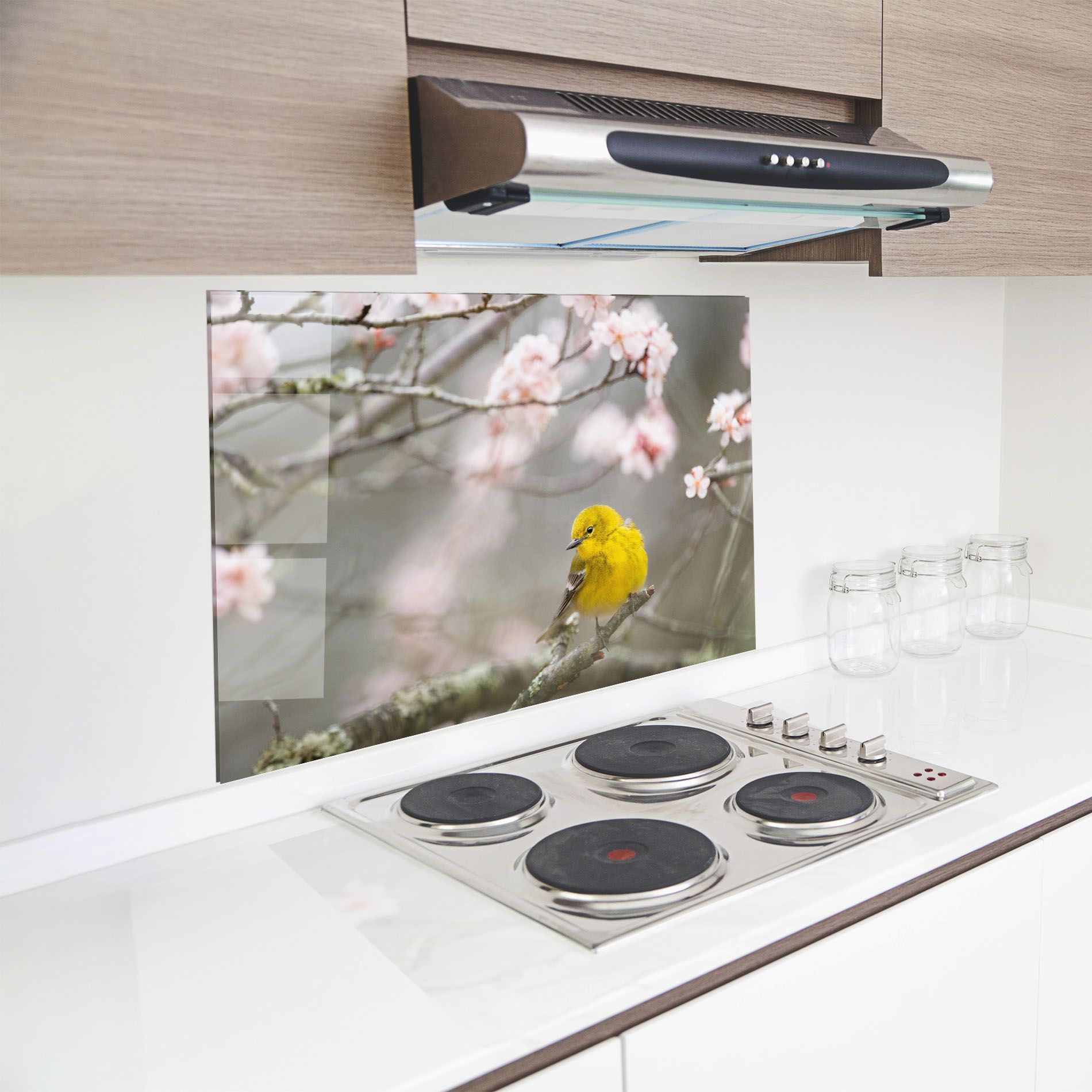 Pretty Spring Yellow Bird mockup 8