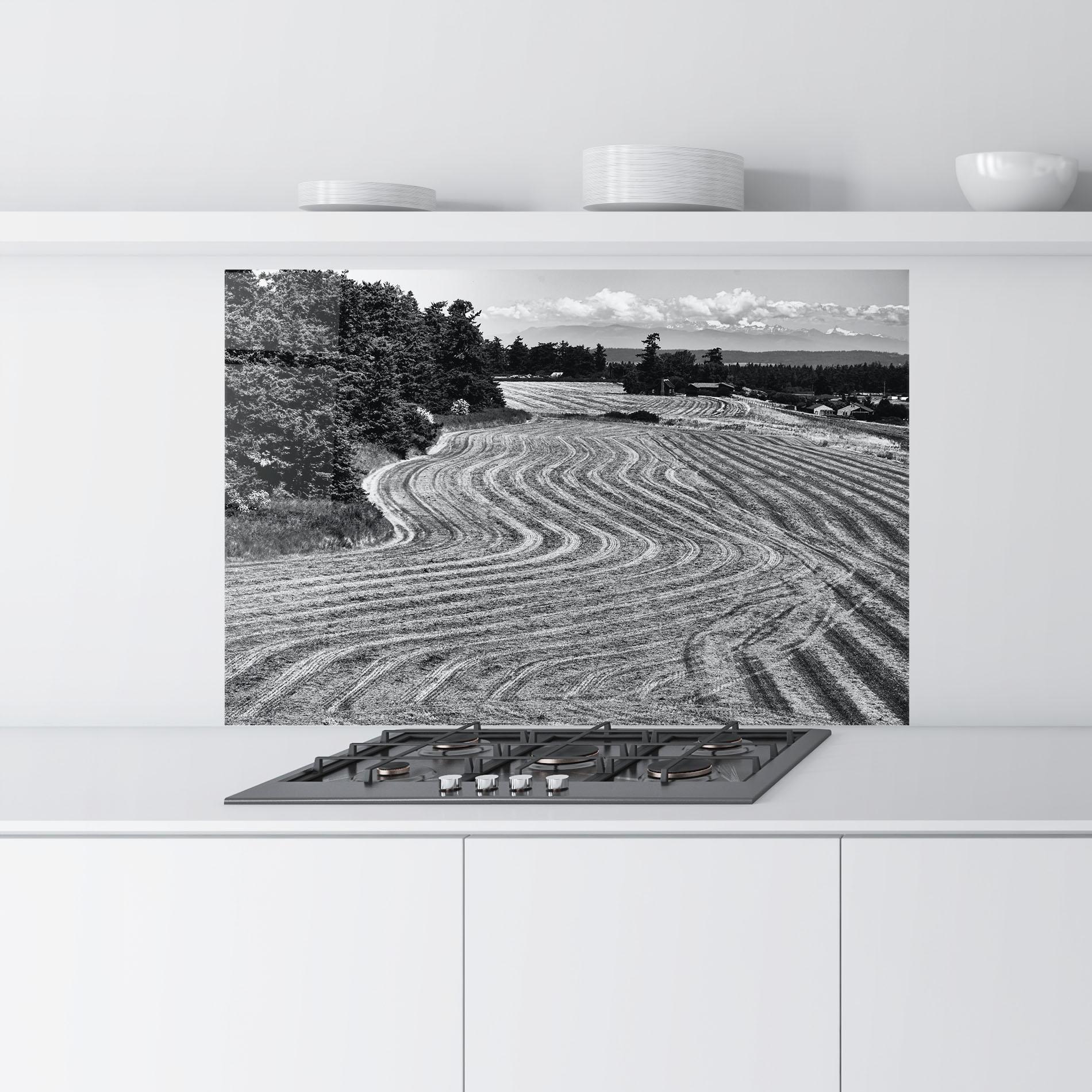 Konyhai üveg hátfal Grey Land mockup 9