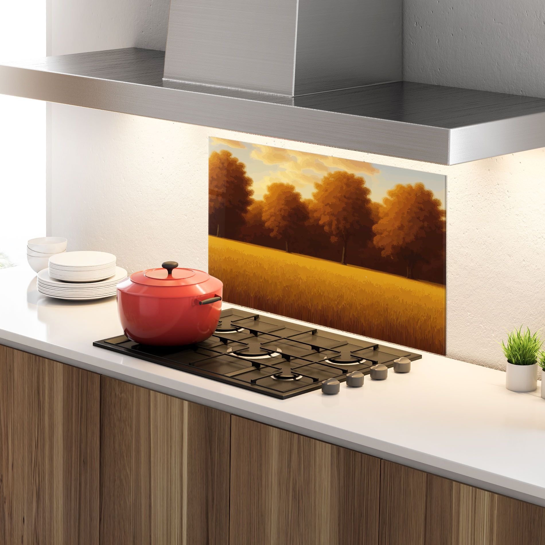 Autumn Country Tree mockup 4