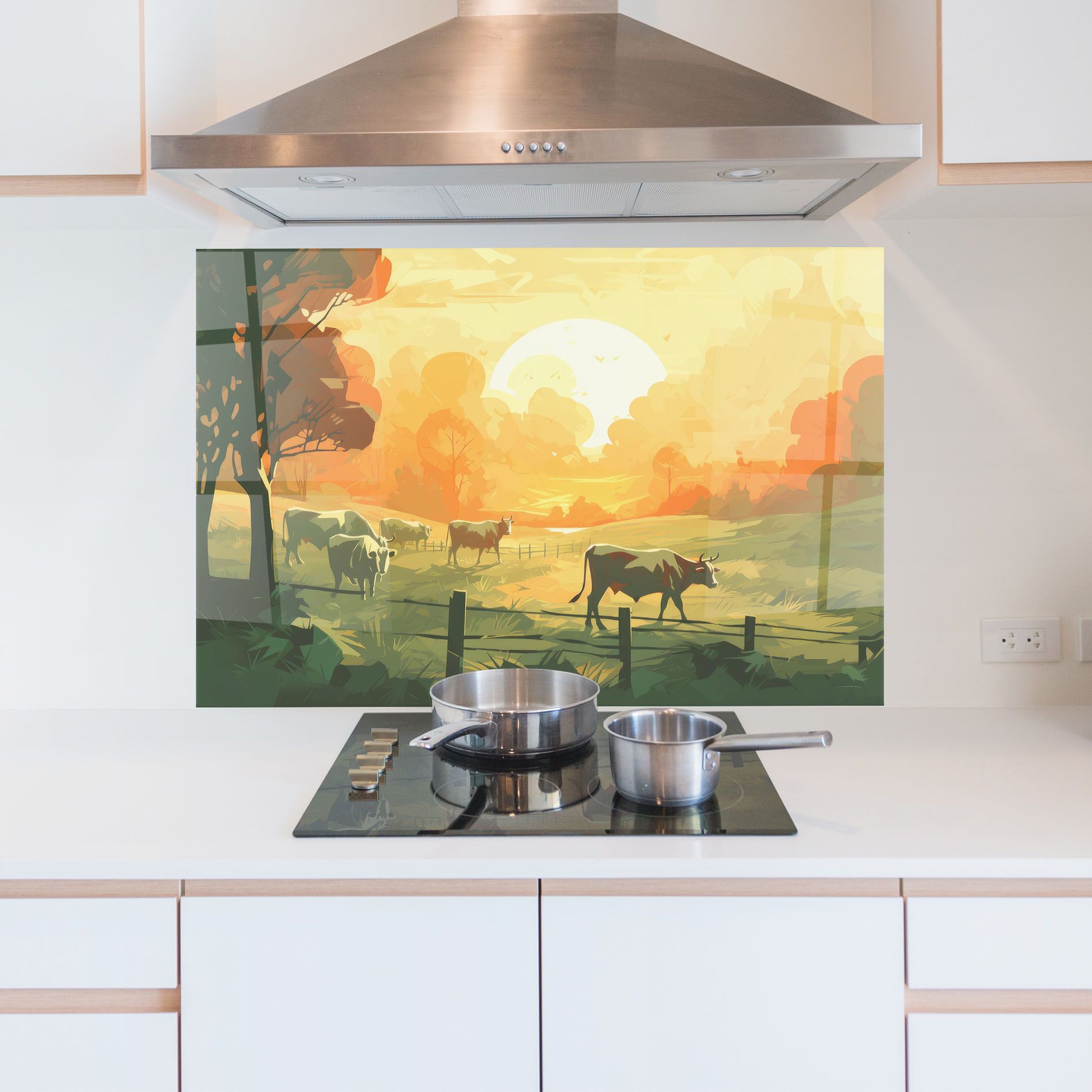 Cows Grazing mockup 5