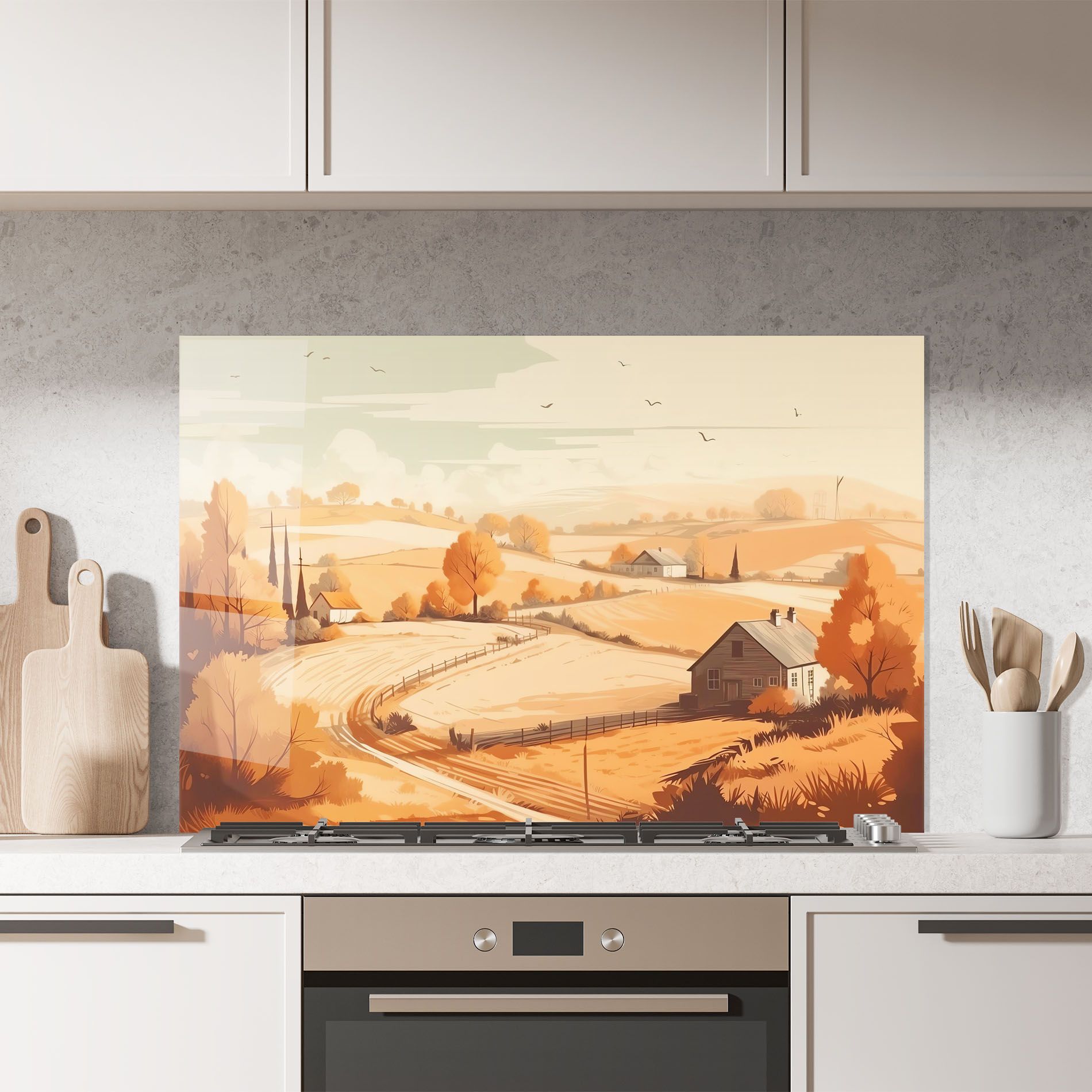 Autumn Rural Wheat mockup 7